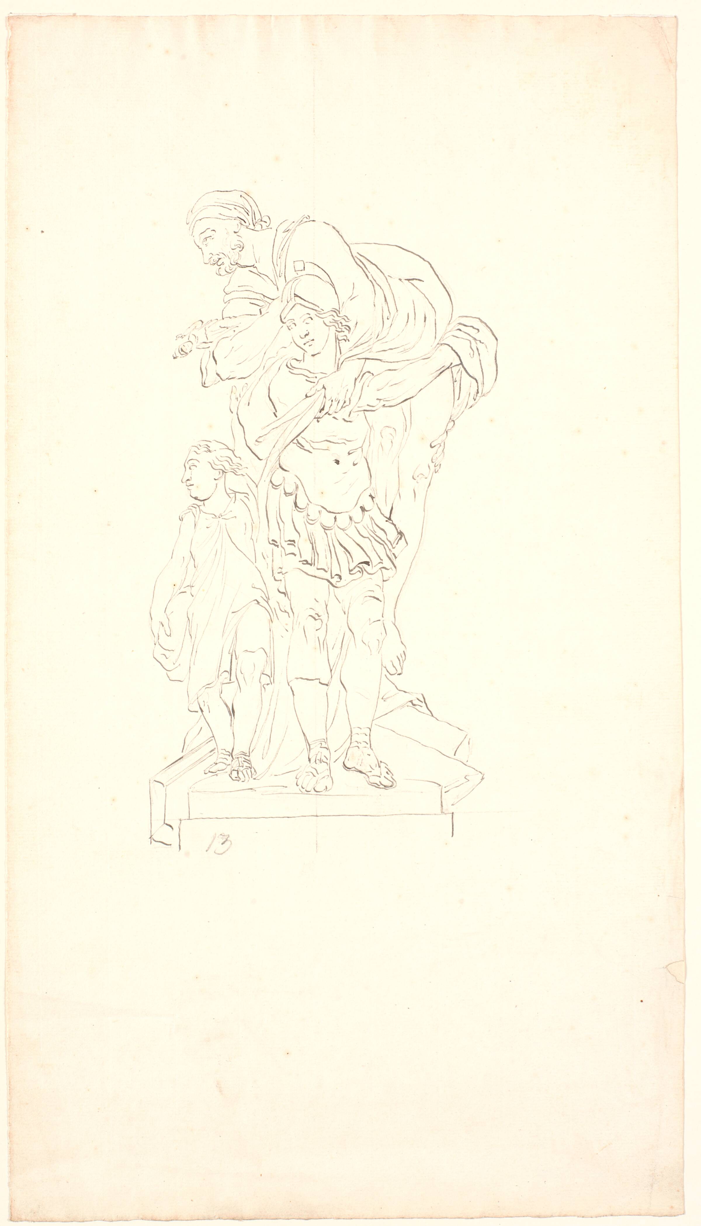 Skulpturudkast, Johannes Wiedewelt, 1731-1802