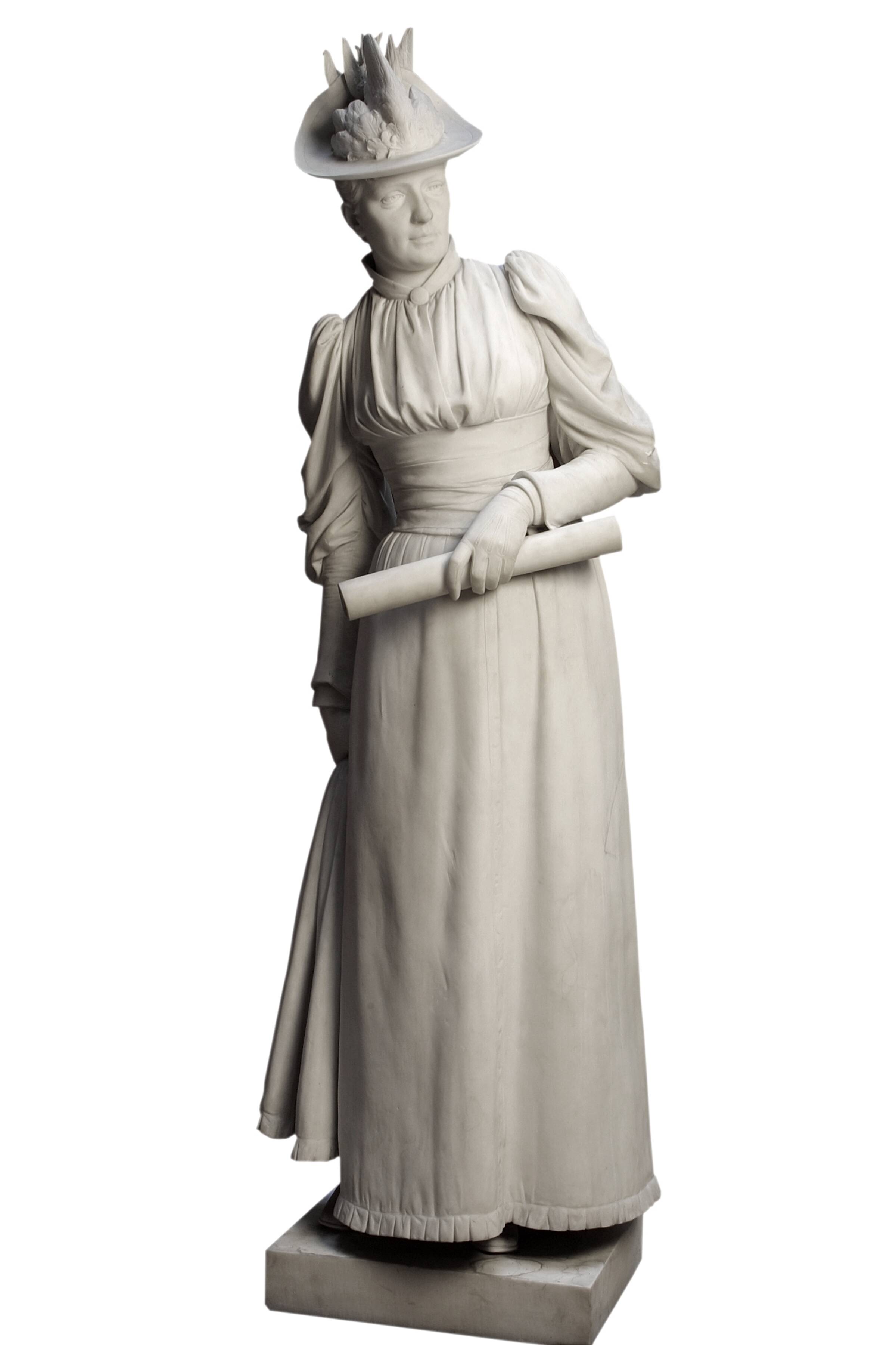 En dame. Emilie Marie Rovsing, f. Raaschou, Vilhelm Bissen, 1891