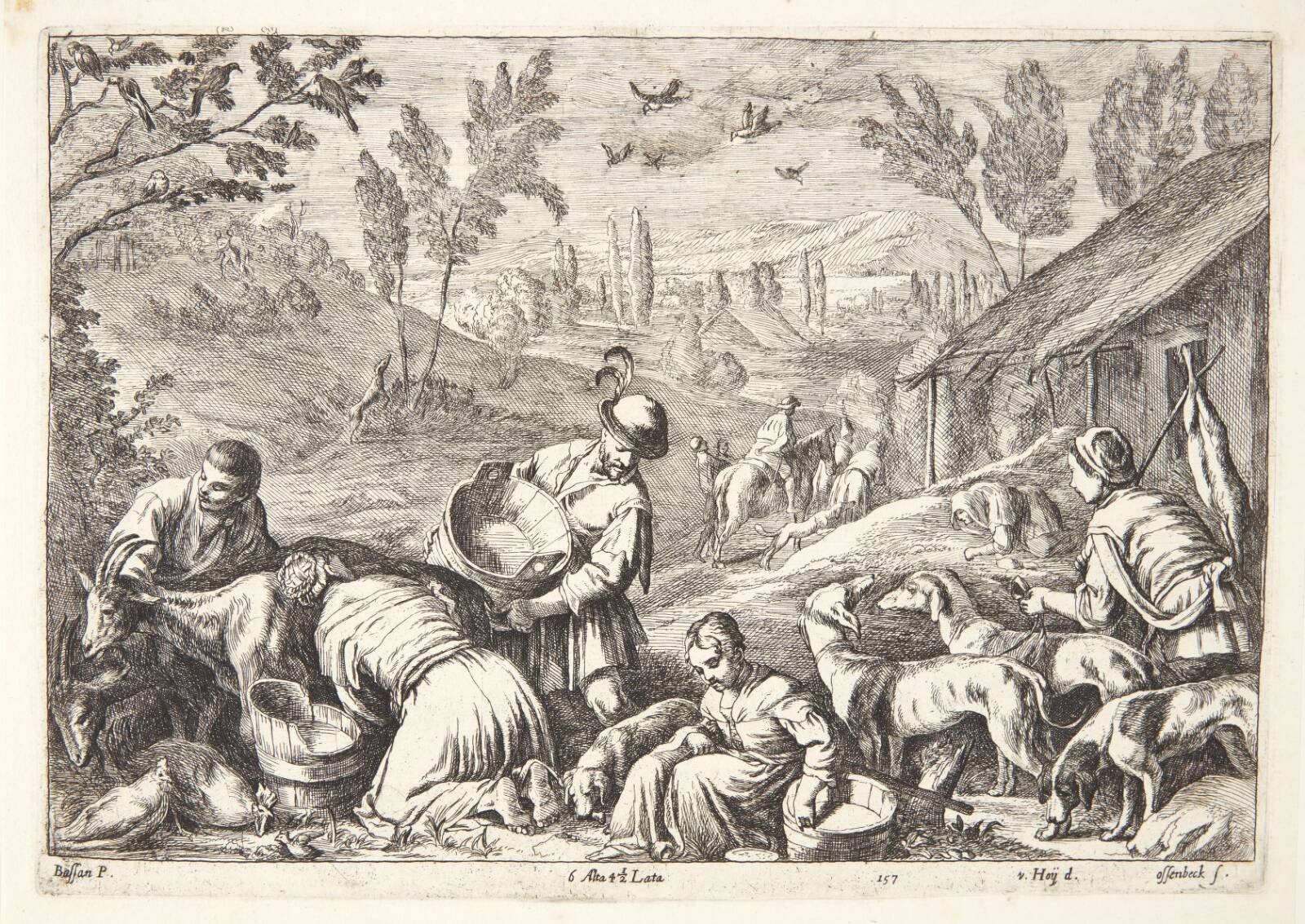 De fire årstider. Sommer, Ossenbeeck, Jan van, 1656-1660