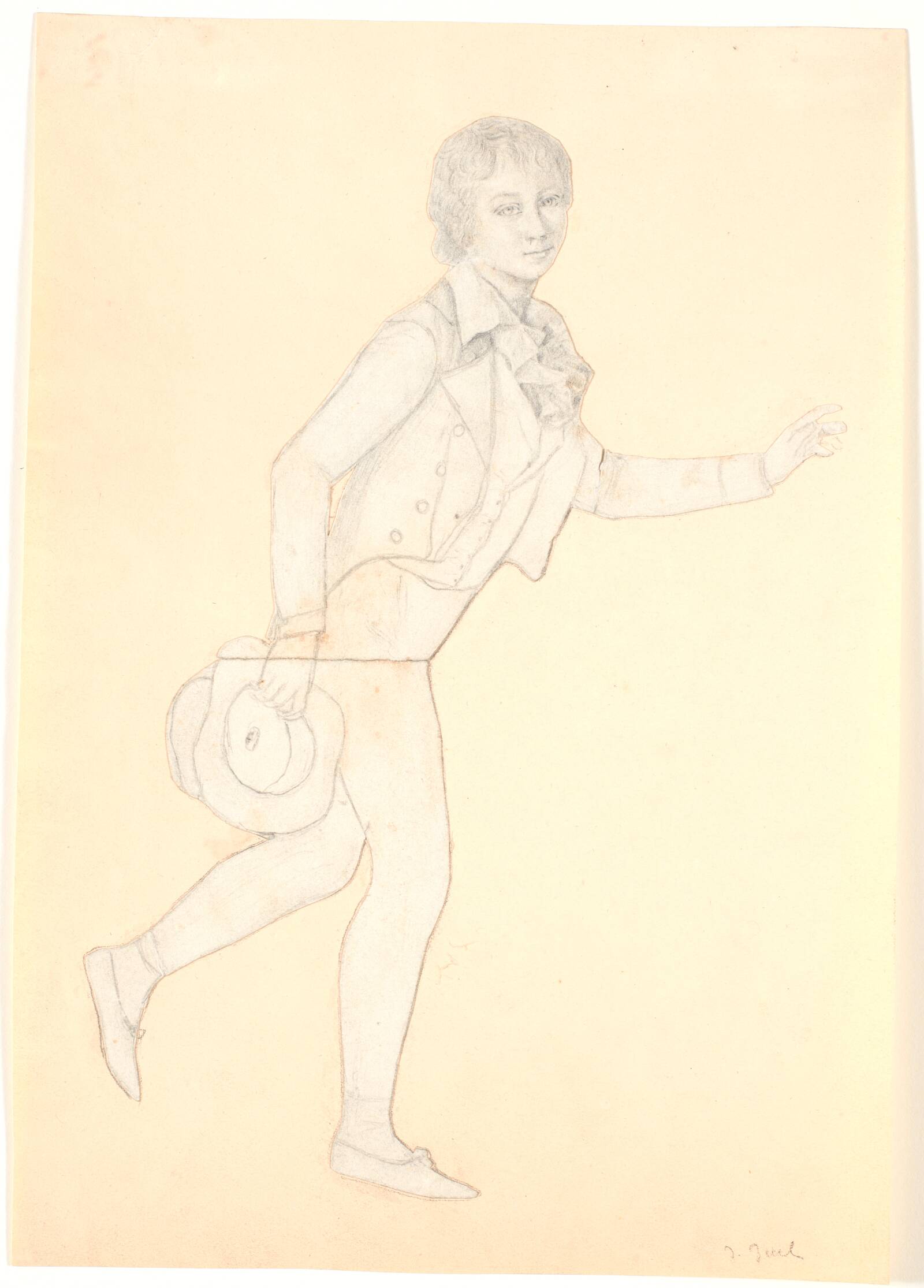 En løbende dreng, Ubekendt, 1800-1803