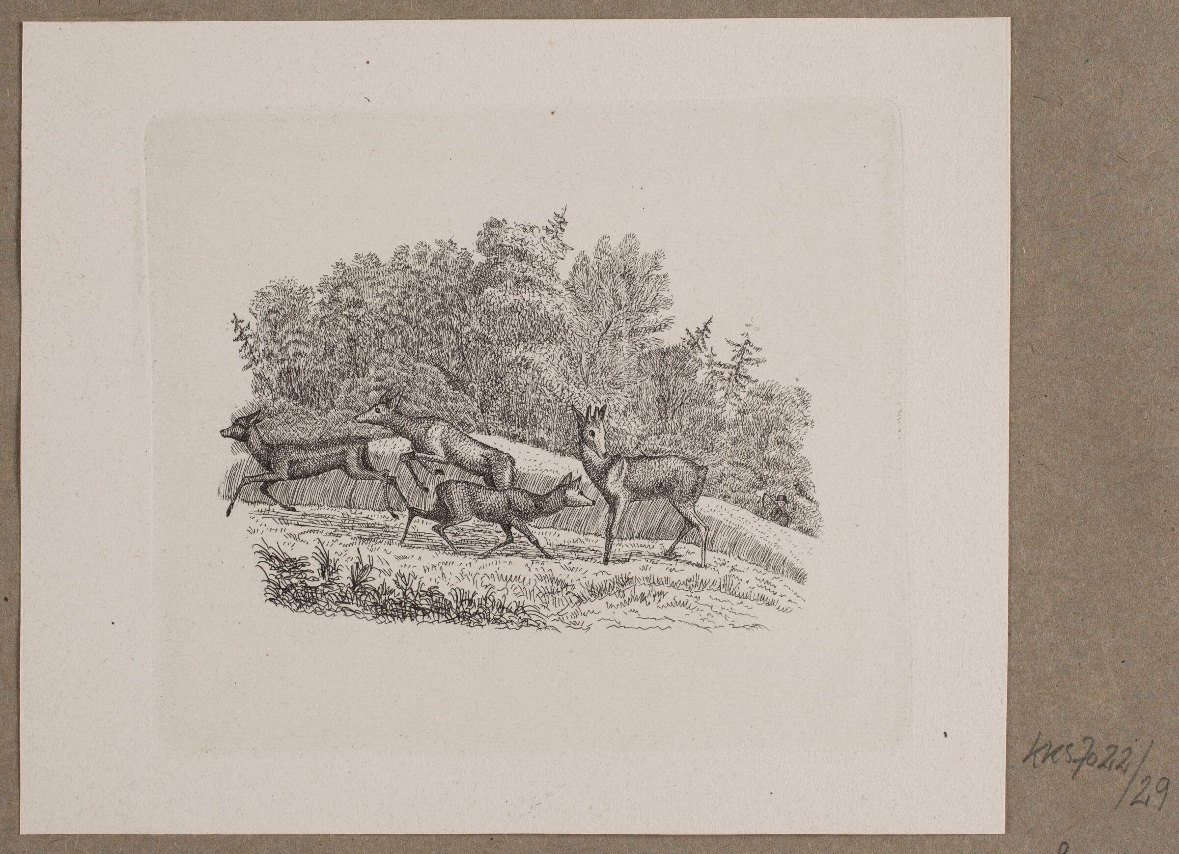 Illustration til O. Specter, "Fabler for Børn", Vilhelm Kyhn, 1838