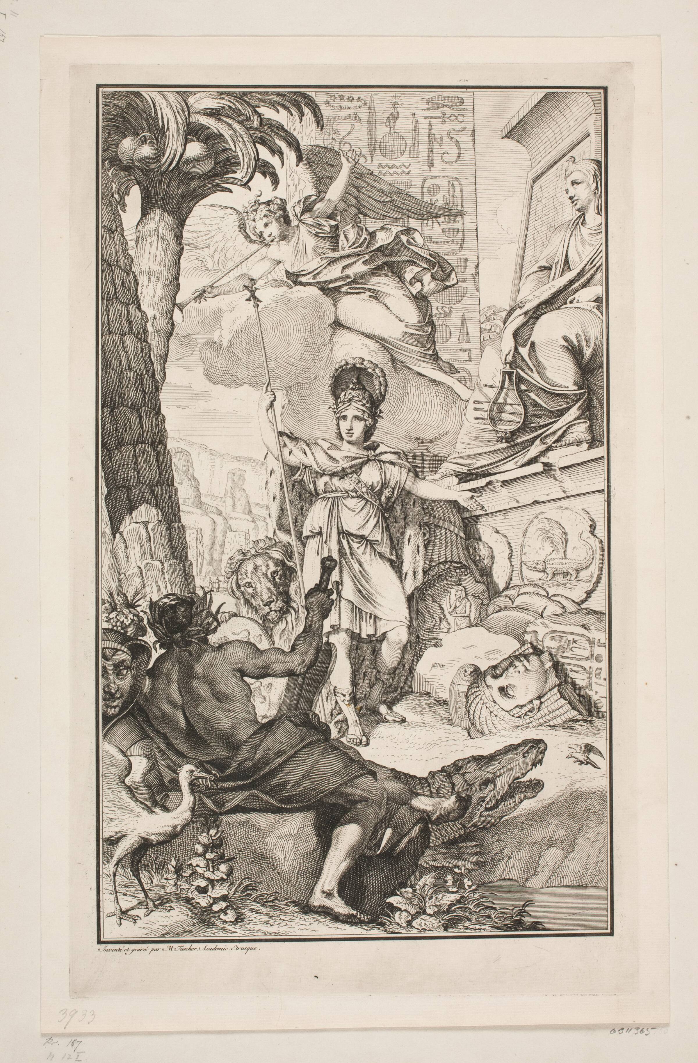 Illustration til Frederik Lodvig Norden, "Voyage d'Egypte et de Nubie", København 1755, Marcus Tuscher, 1755