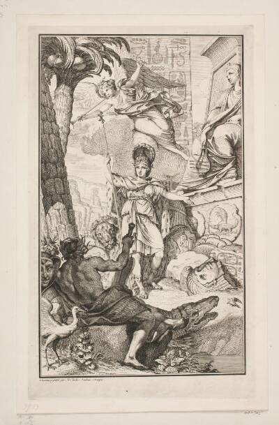Illustration til Frederik Lodvig Norden, "Voyage d'Egypte et de Nubie", København 1755