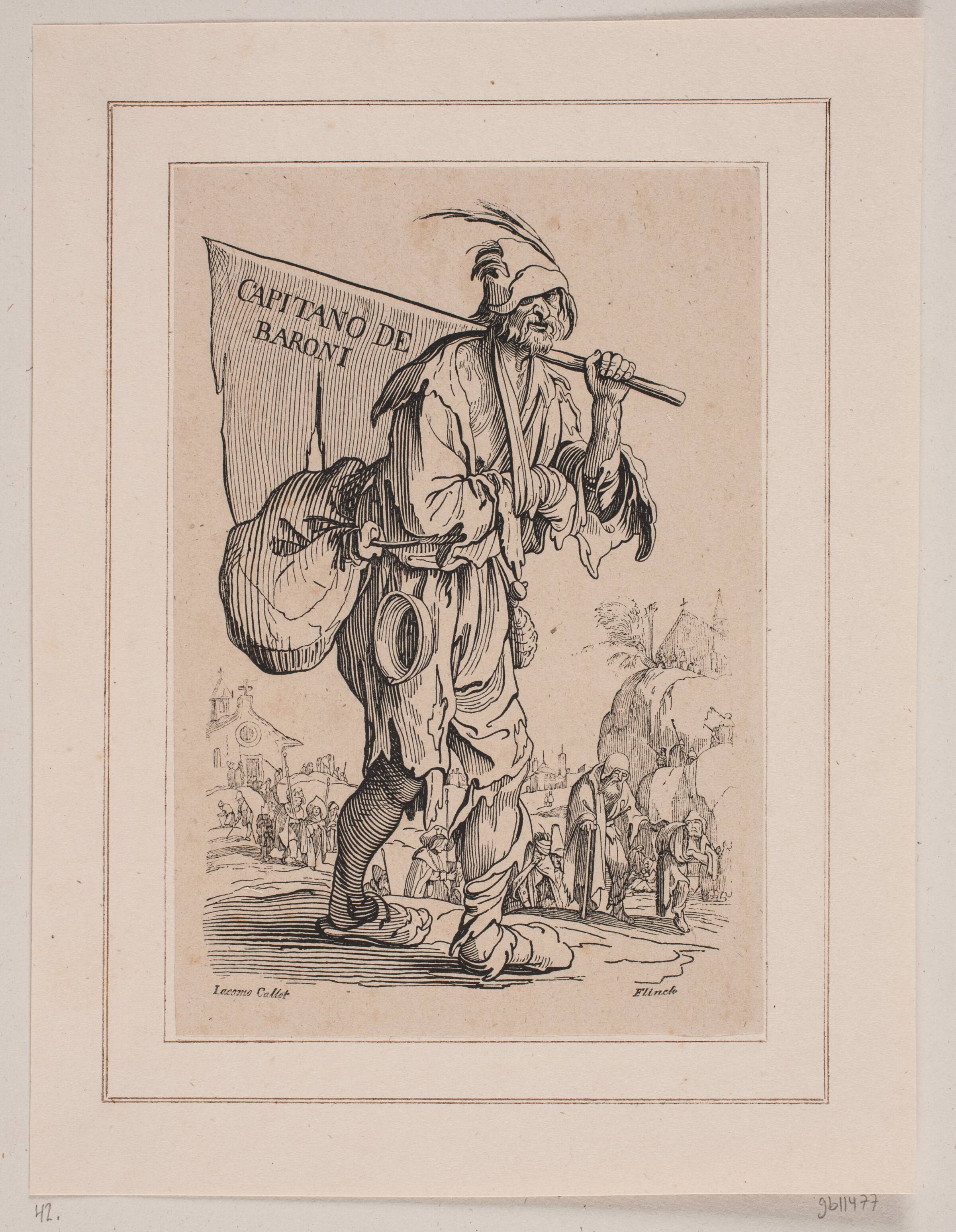 Capitano de Baroni, Andreas Flinch, 1813-1872