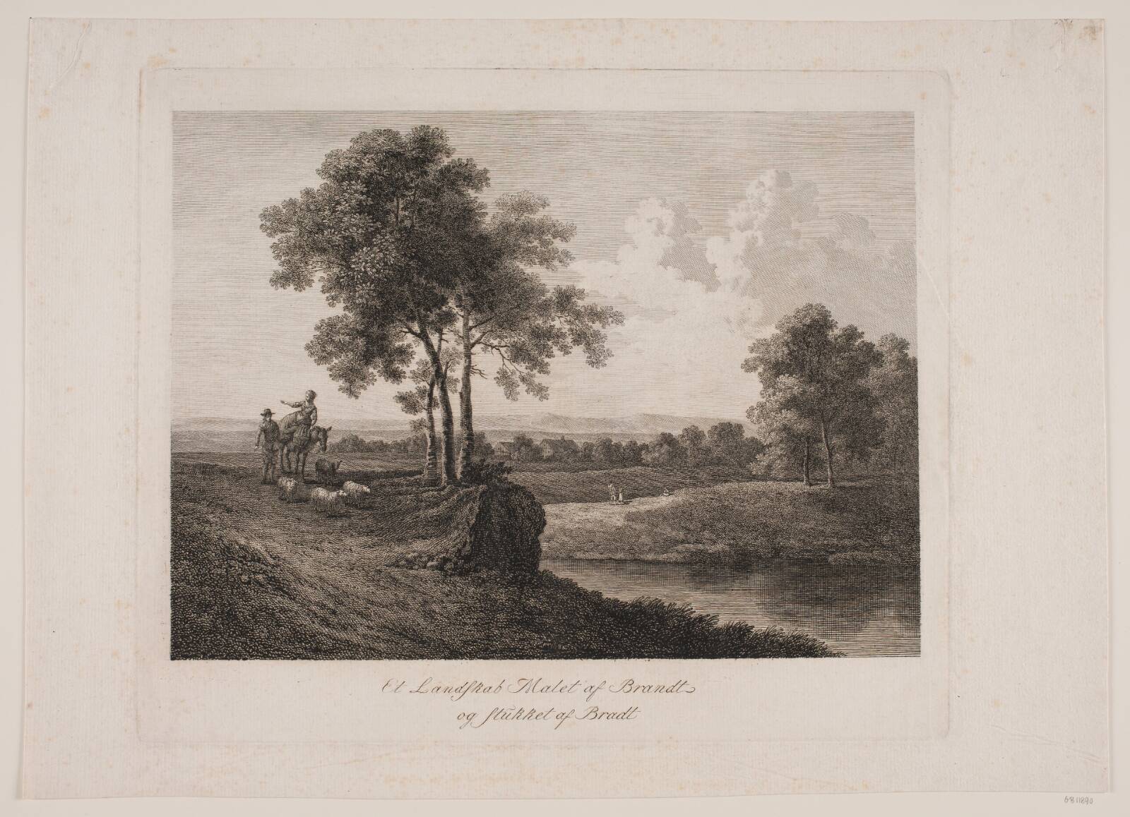 Et landskab, Bradt, F.L., 1747-1829