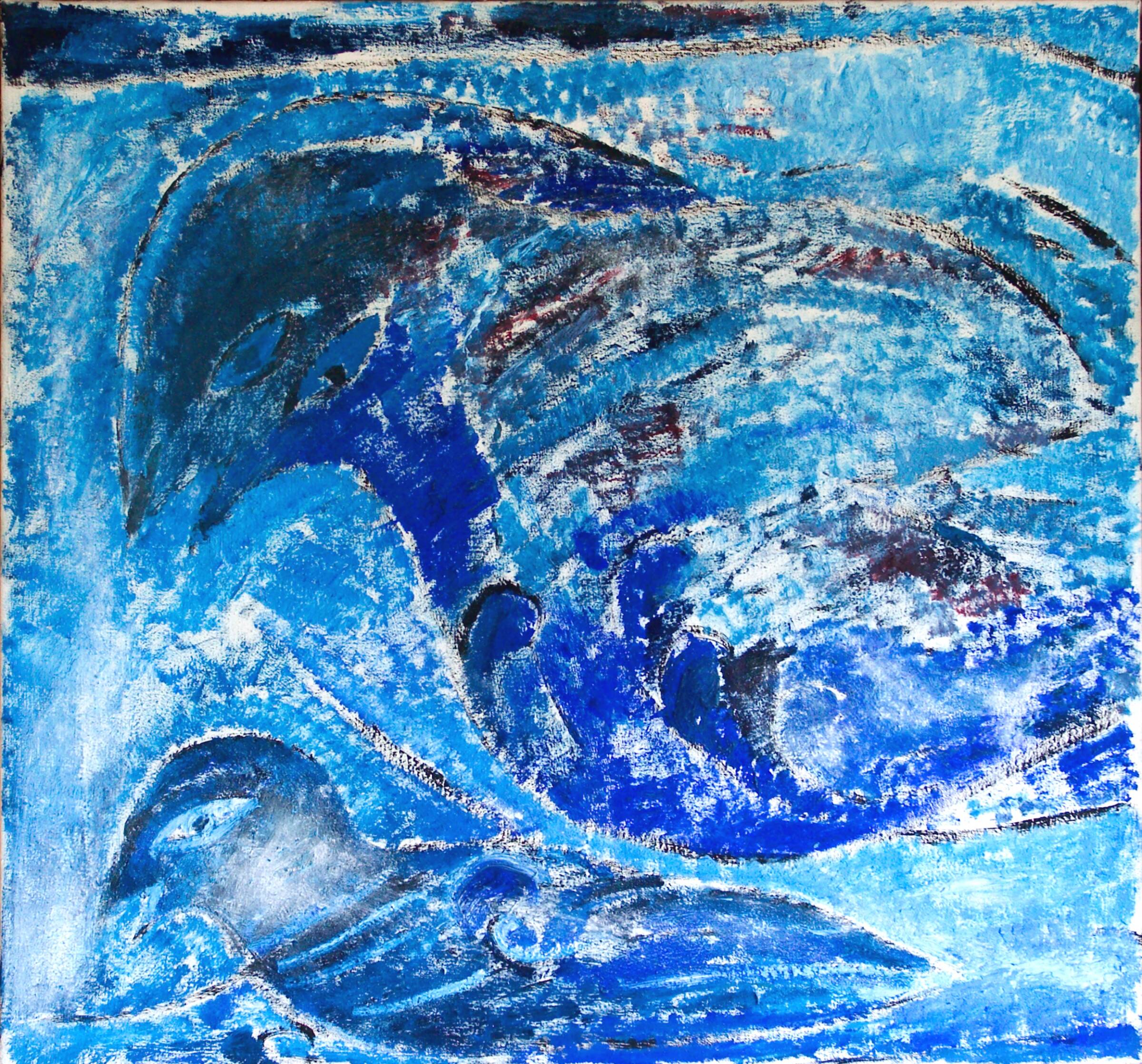 Blå fugle, Carl-Henning Pedersen, 1961