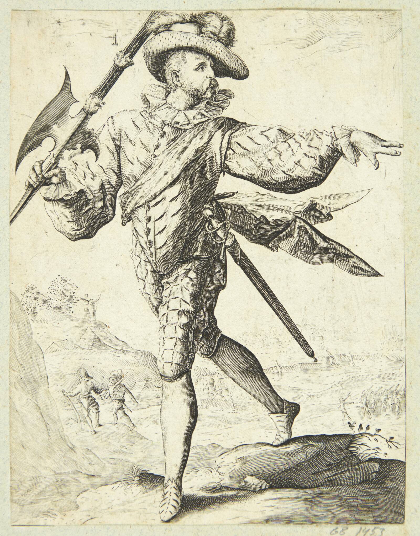 En sergent, Ubekendt, 1595-1652