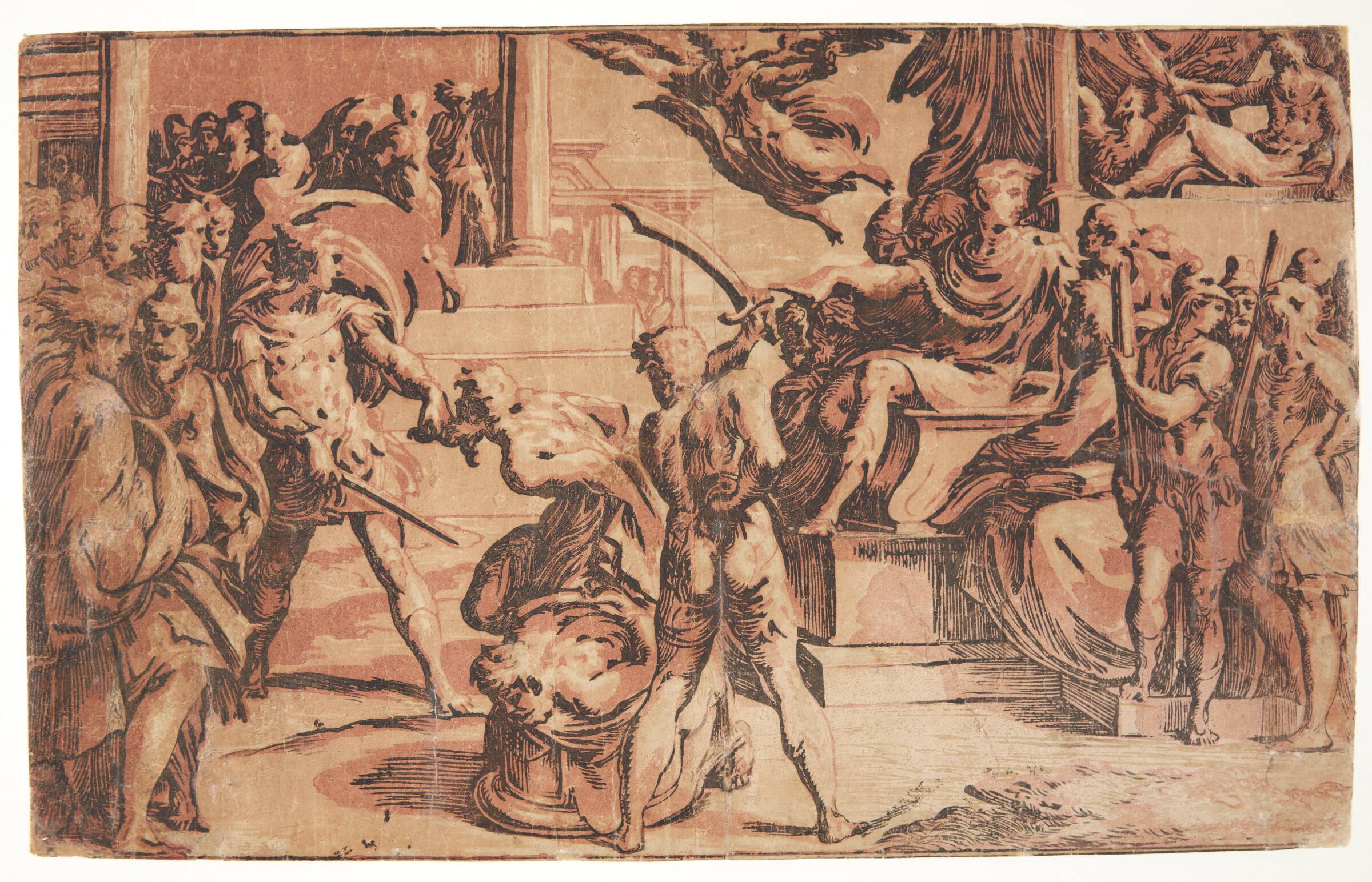 Peters og Paulus' martyrium, Антонио да Тренто, 1500-1550