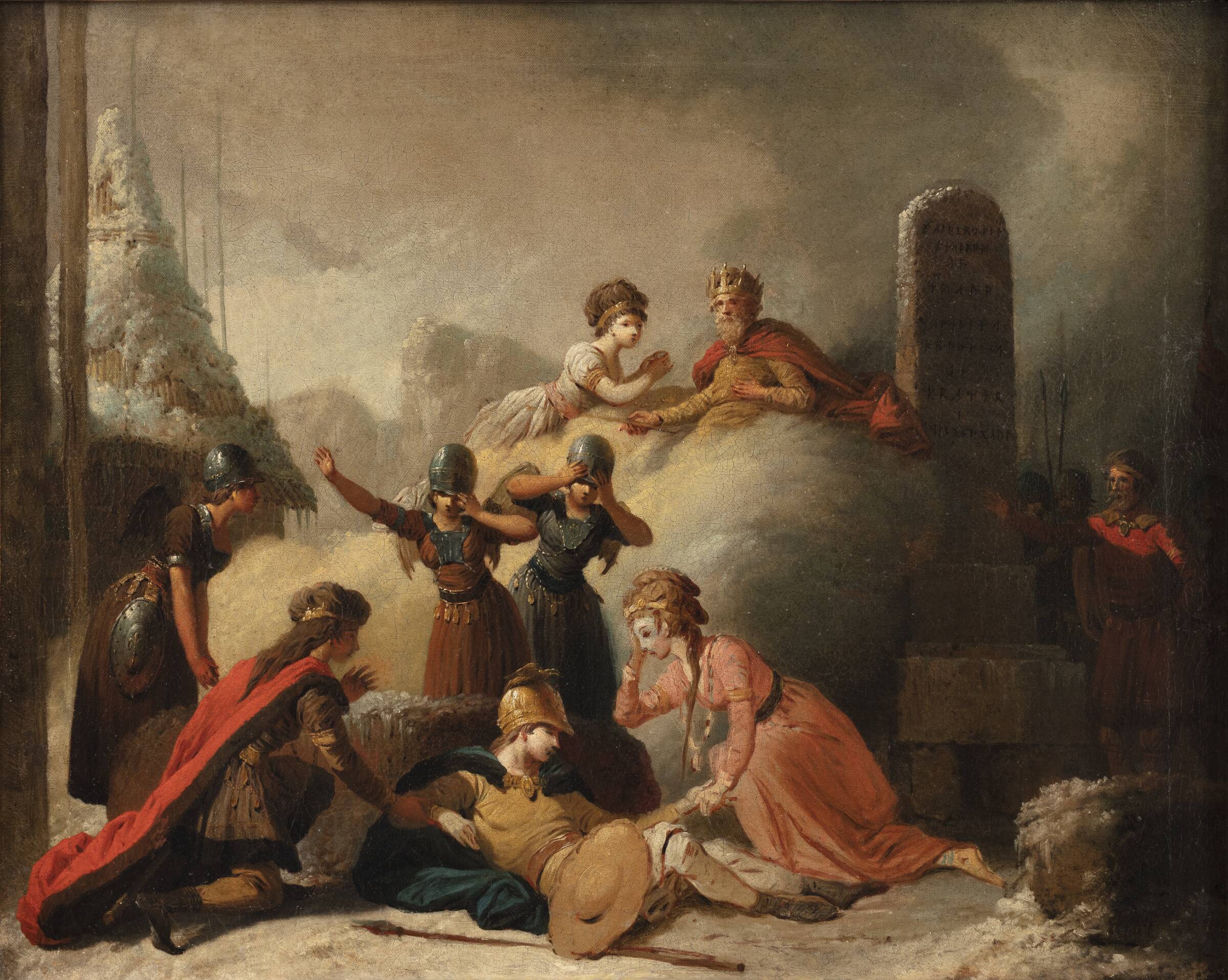 Slutningsscenen af Johannes Ewalds "Balders Død", Peter Cramer, 1741-1782