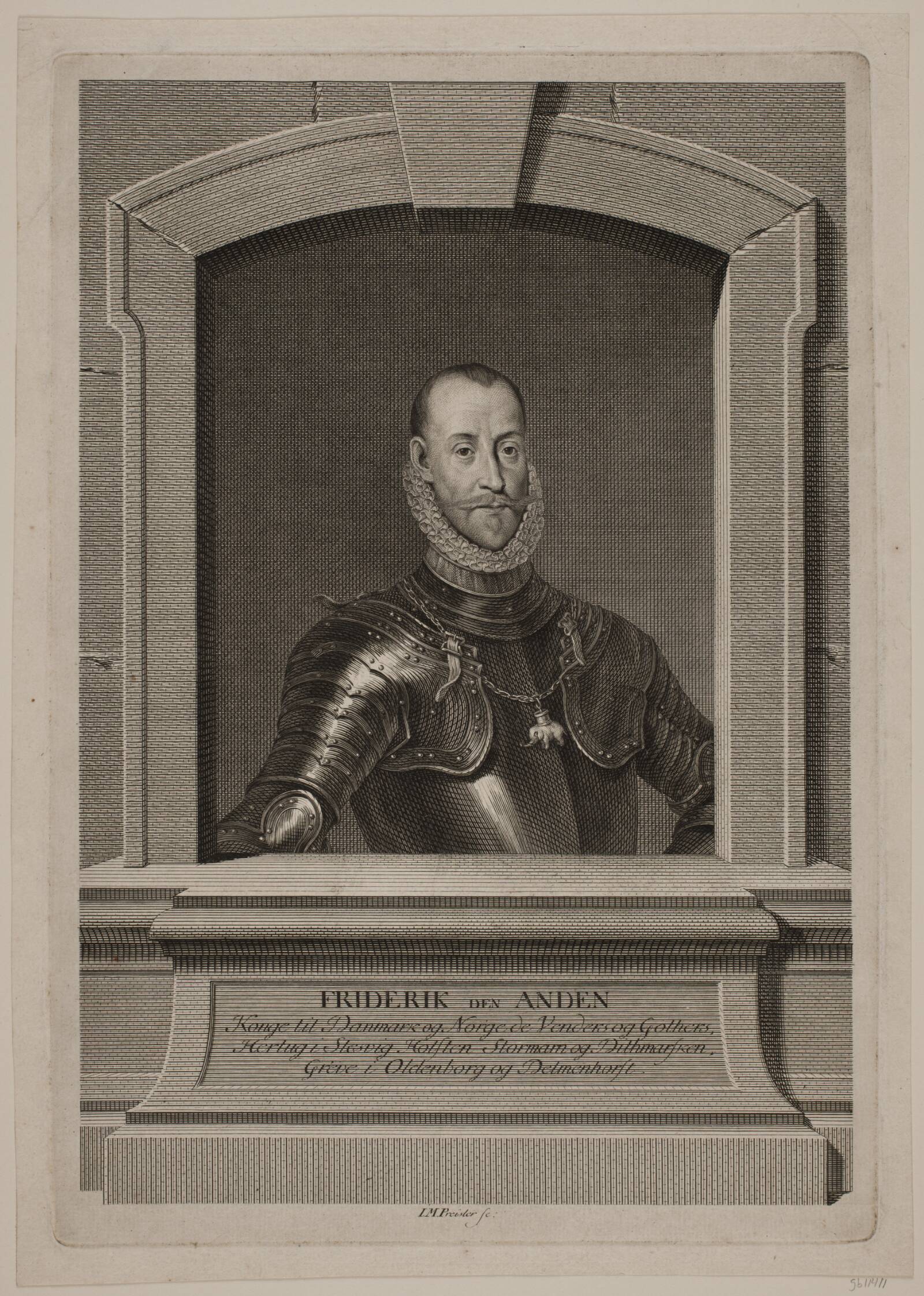 Kong Frederik II, J.M. Preisler, 1768-1771