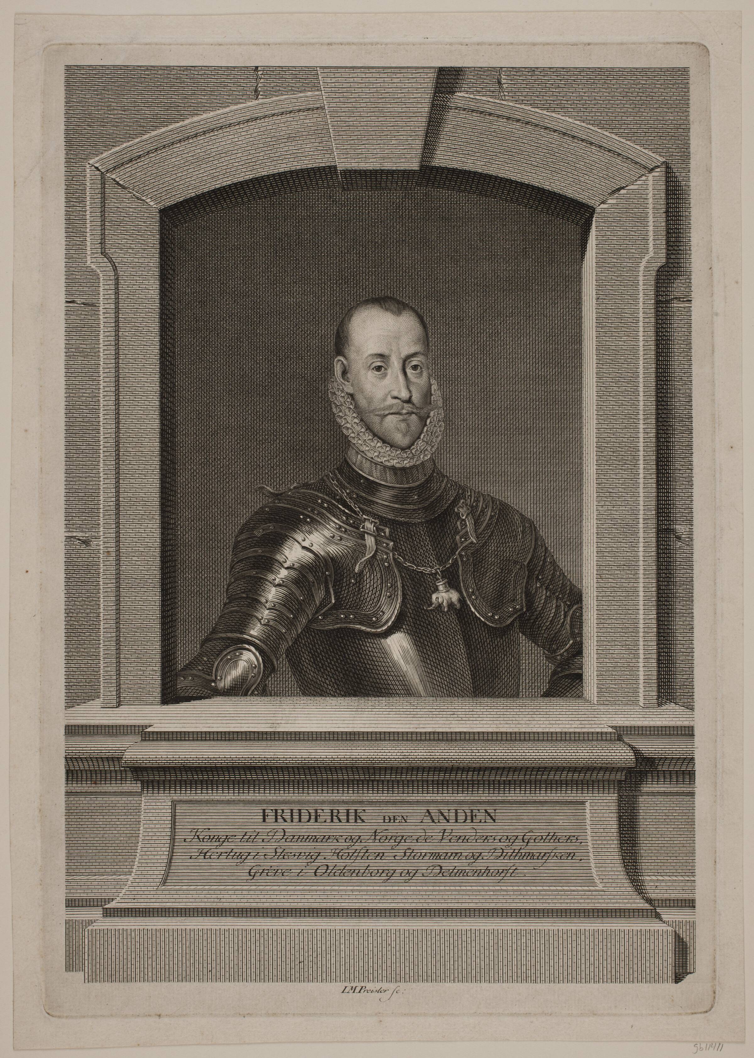 Kong Frederik II, J.M. Preisler, 1768-1771