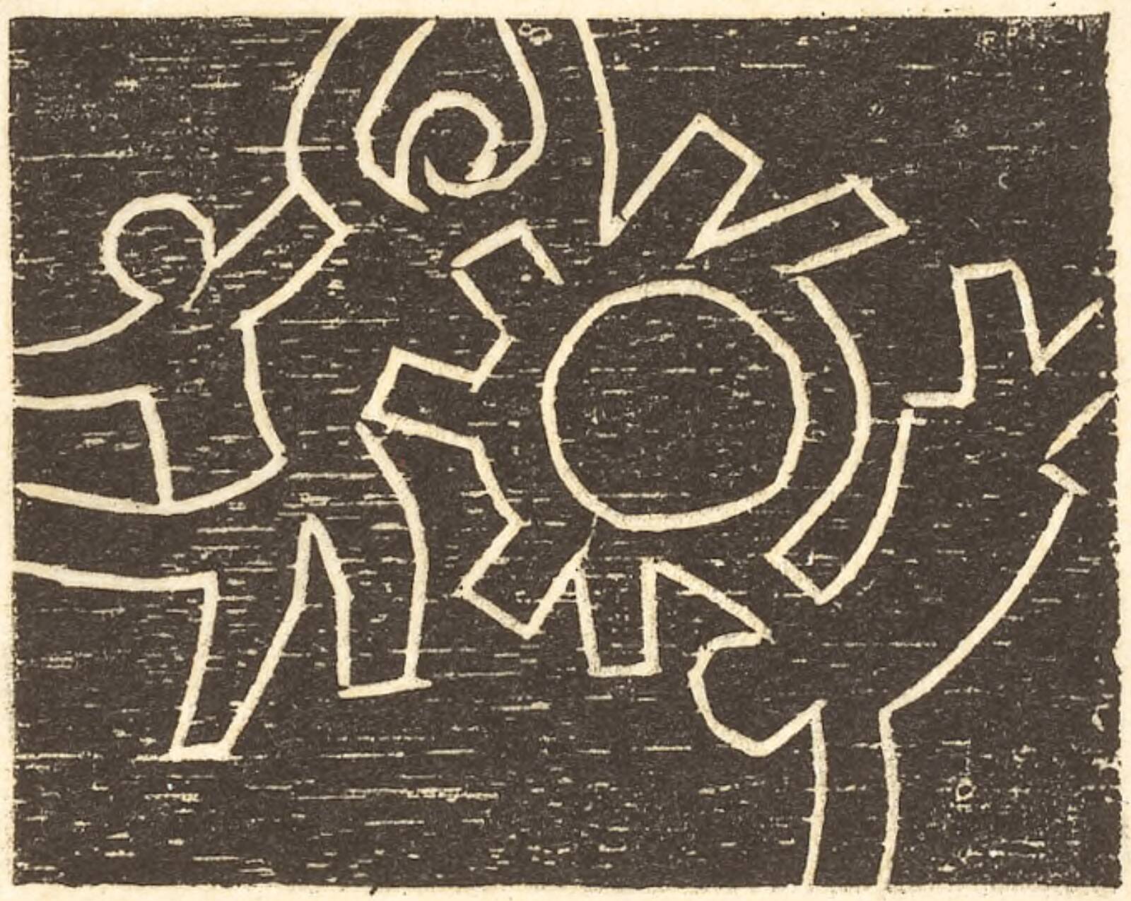 Illustration til digte af Nils Ferlin, Frede Christoffersen, 1951