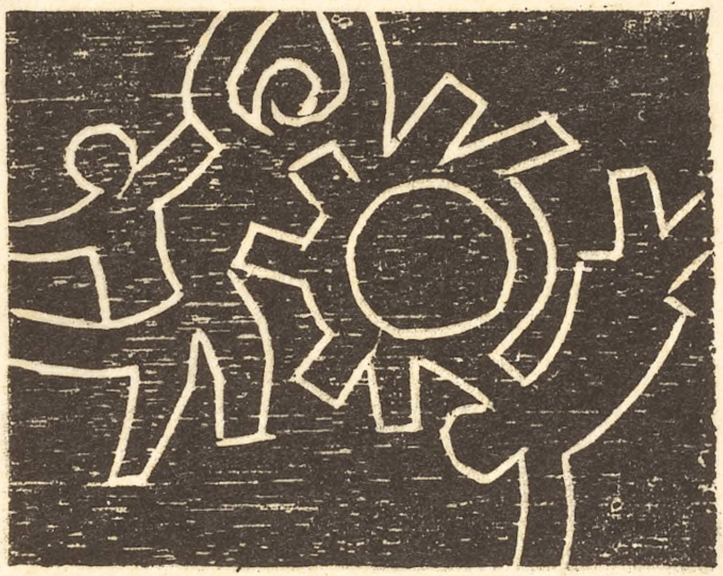 Illustration til digte af Nils Ferlin, Frede Christoffersen, 1951