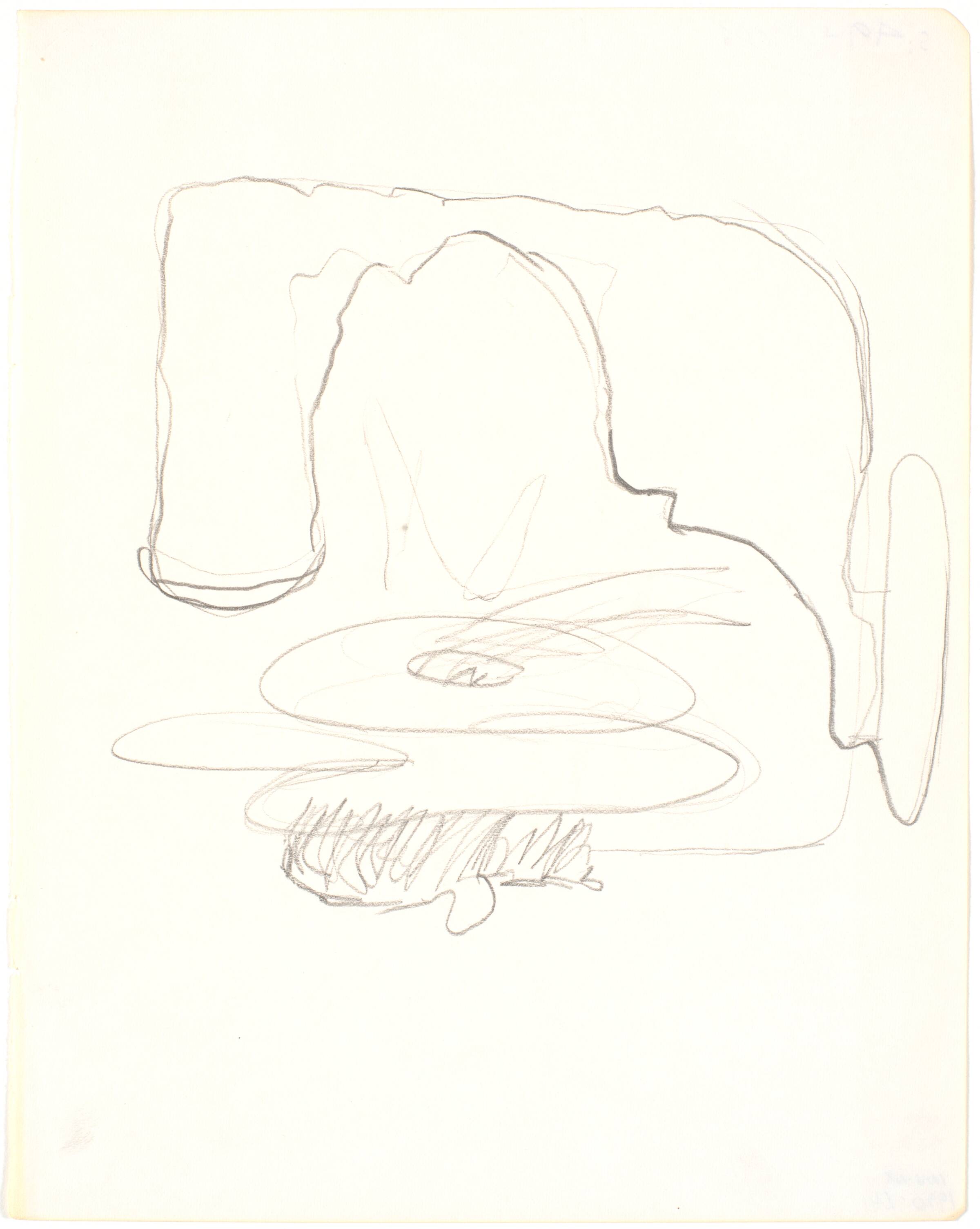 Landskabstegning, Lone Høyer Hansen, 1988-1989