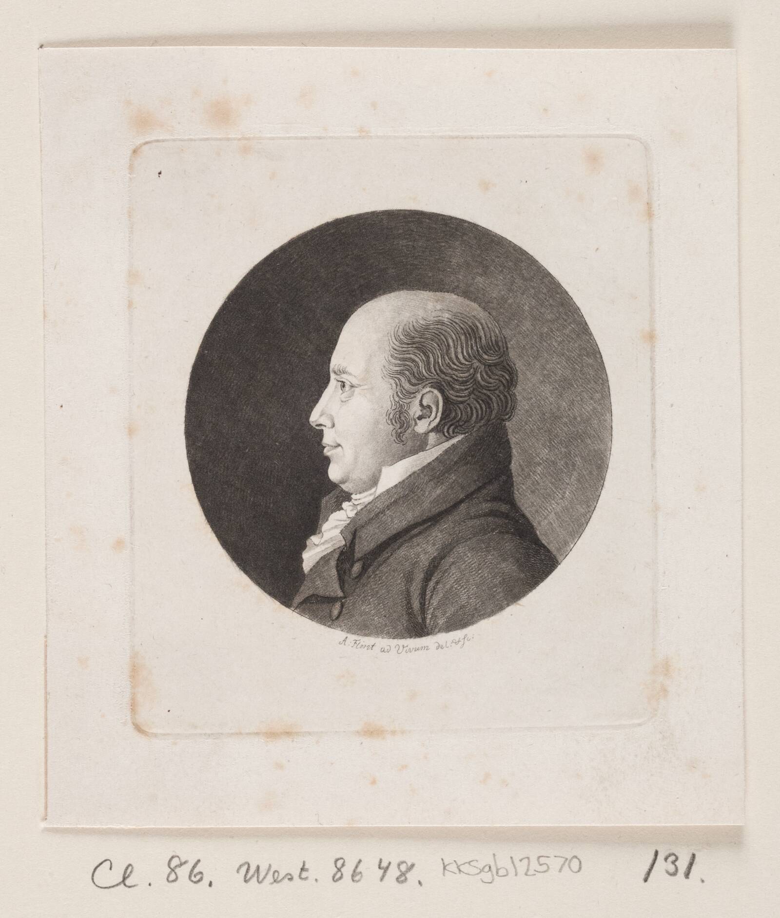 Charles Axel Nordberg, Andreas Flint, 1767-1824