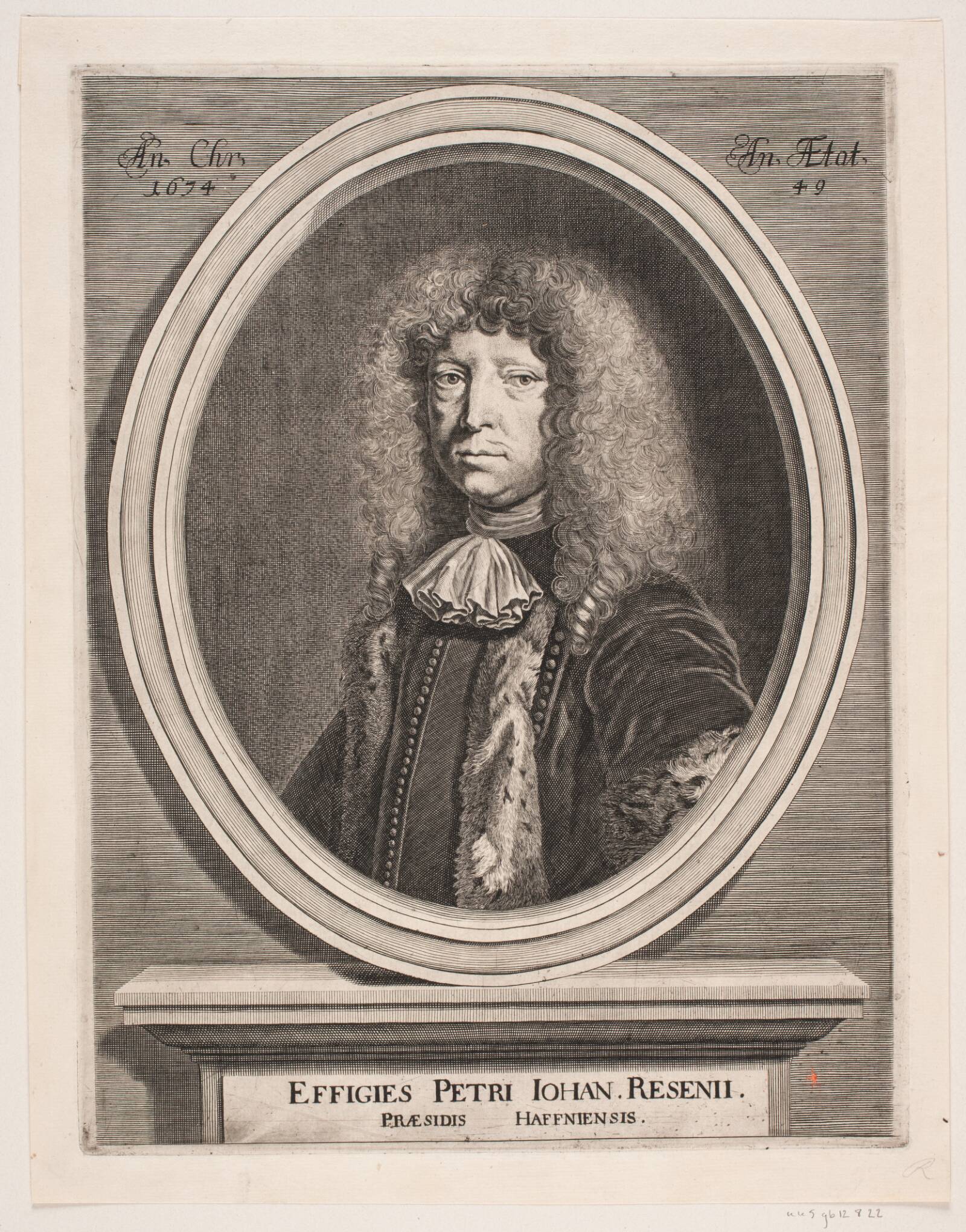 Peder Hansen Resen, Johann Husman, 1674