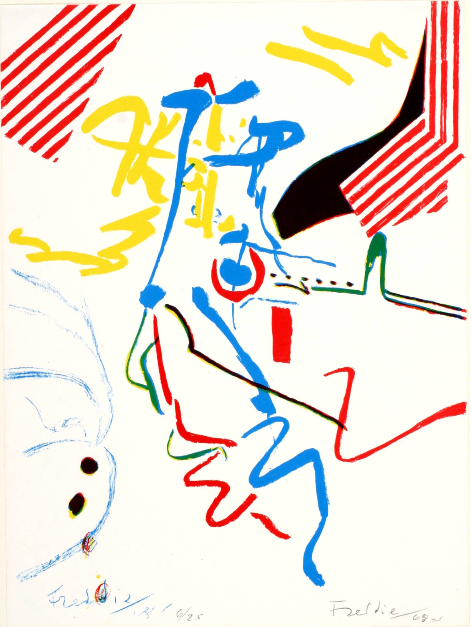 Uden titel, Wilhelm Freddie, 1968