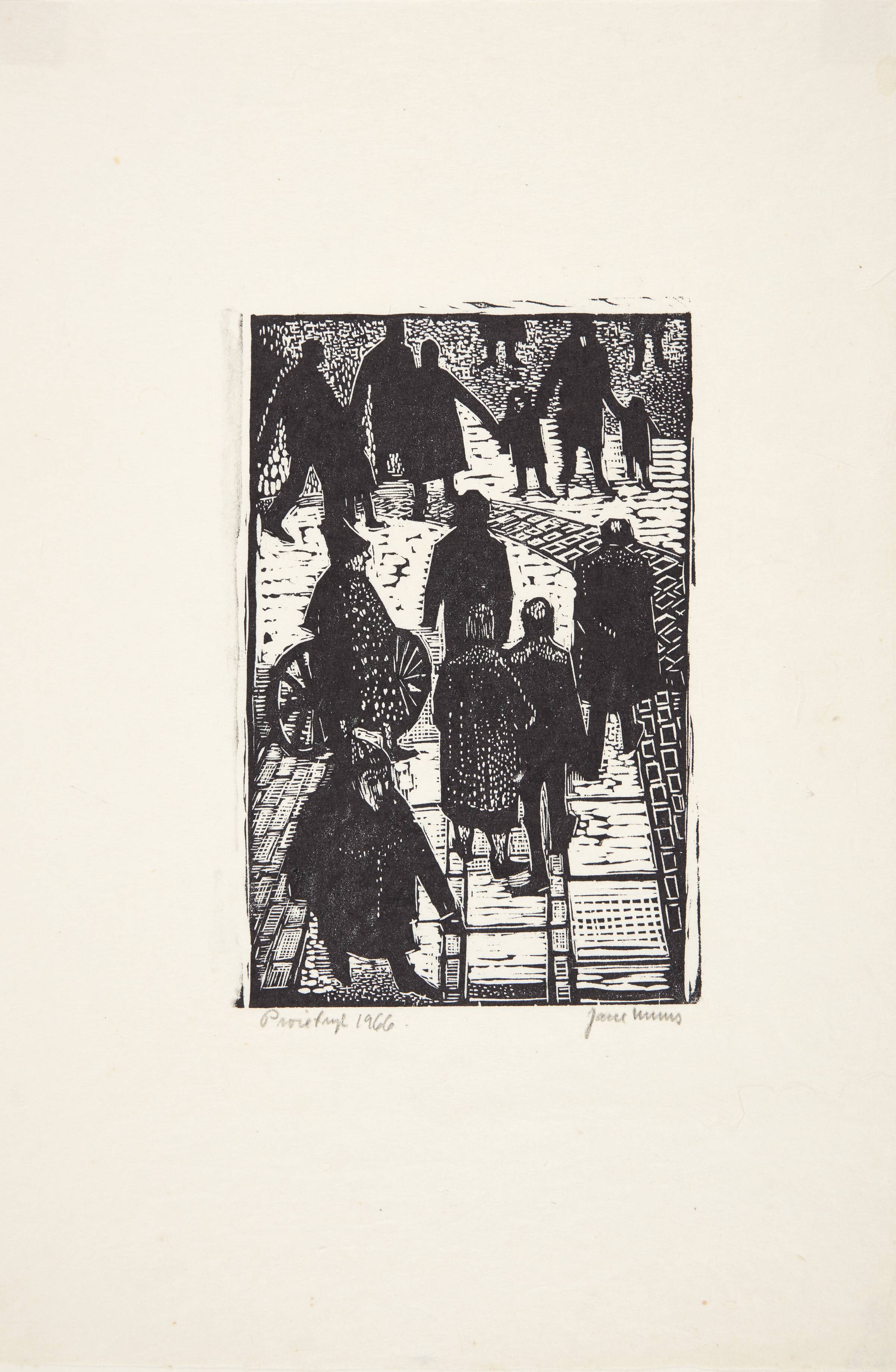 Mennesker på gaden, Jane Muus, 1966