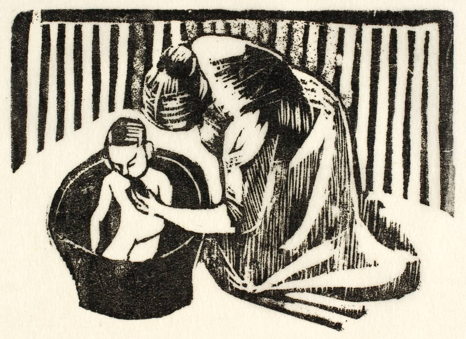 Barnevask, Olivia Holm-Møller, 1875-1970