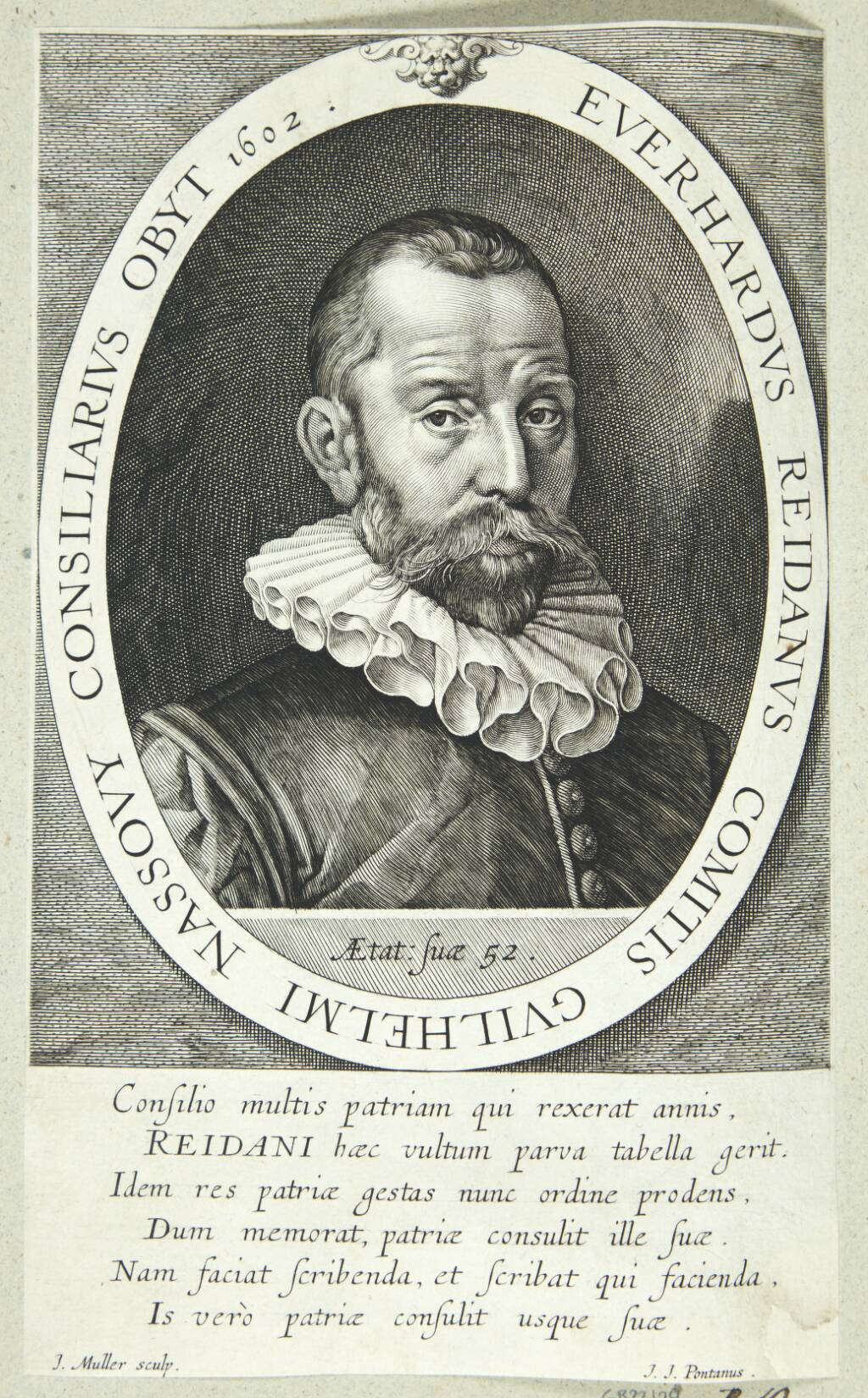 Portræt af Everhard van Reyd