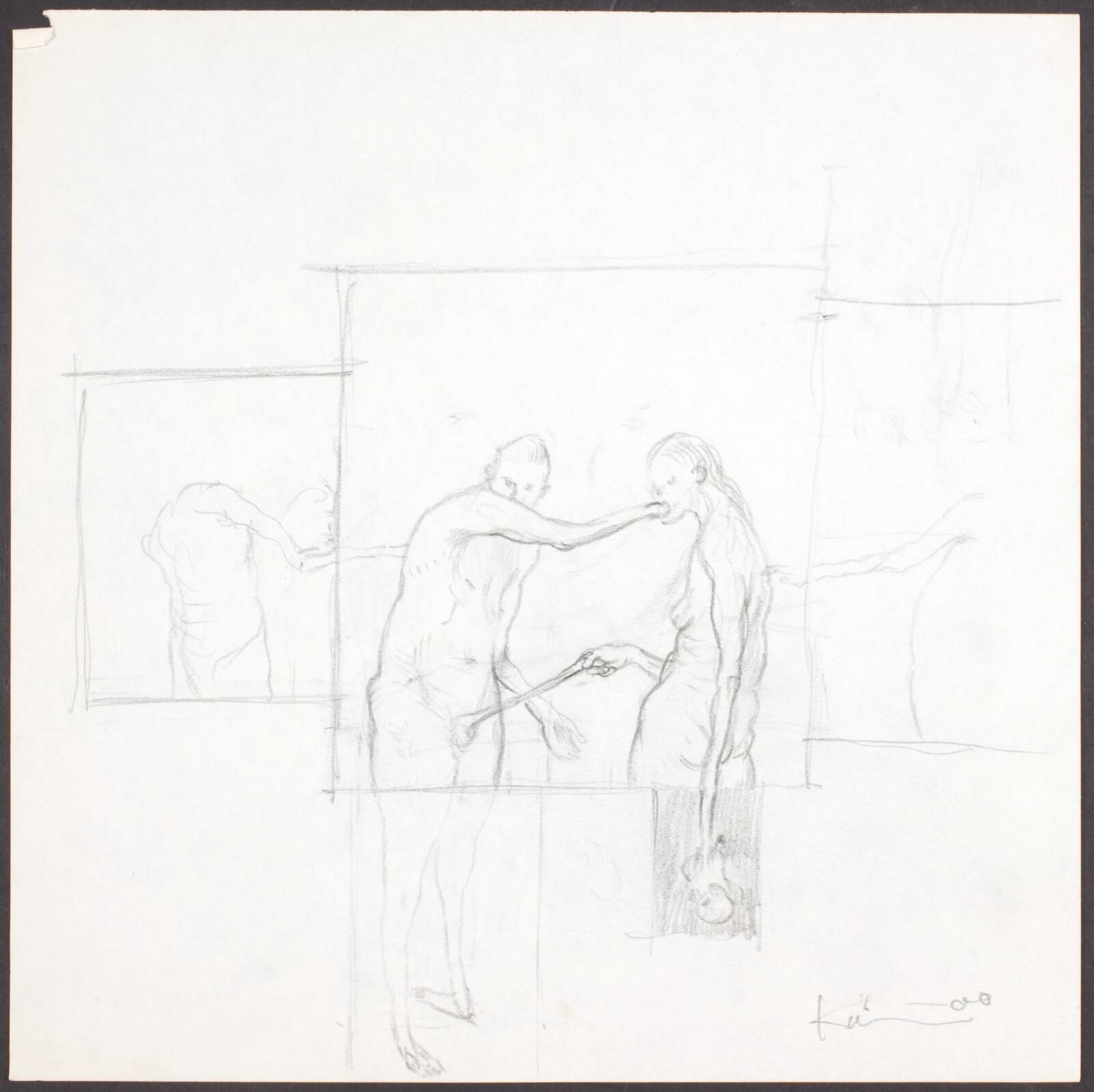 Uden titel, Michael Kvium, 2000