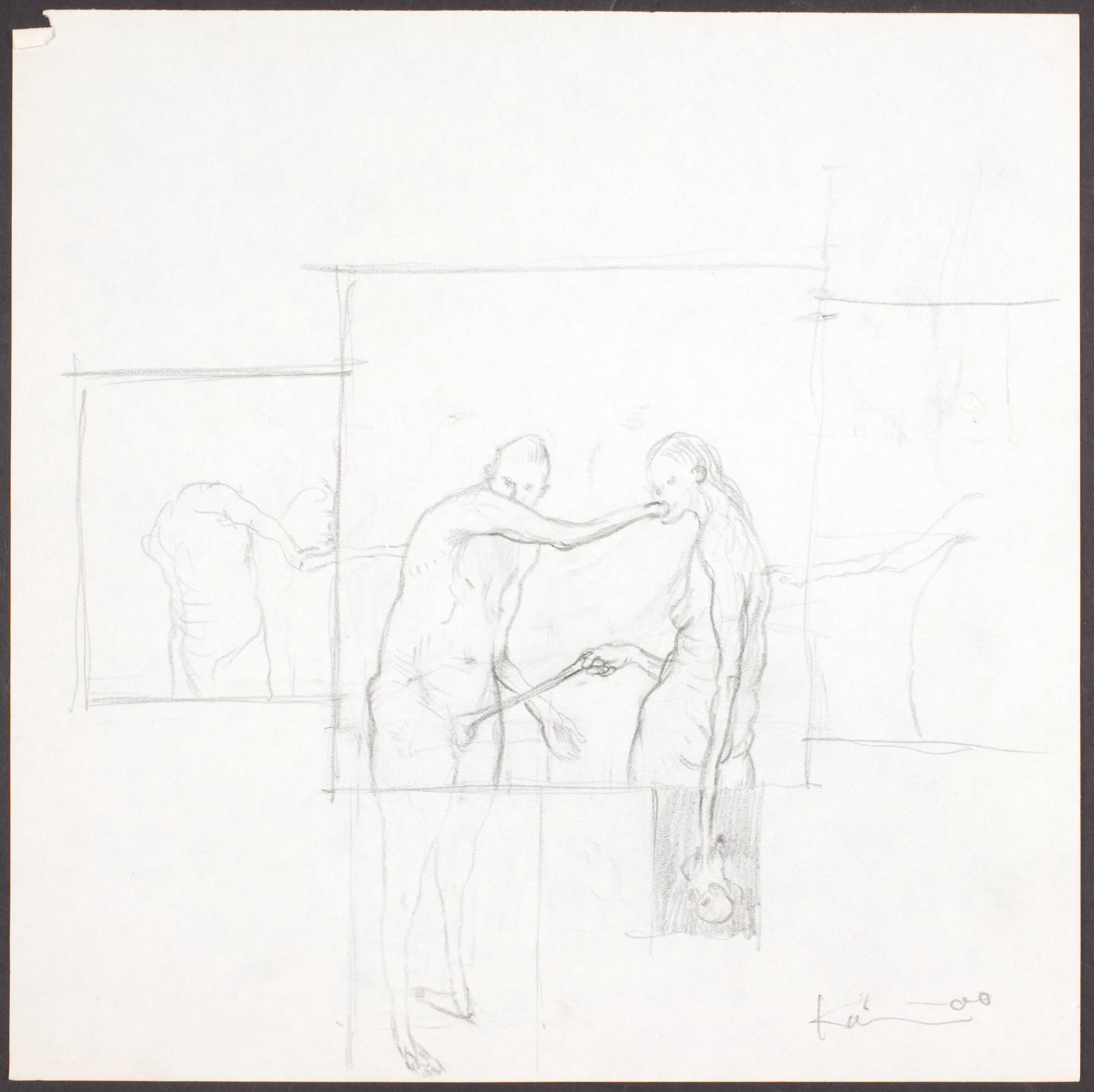 Uden titel, Michael Kvium, 2000