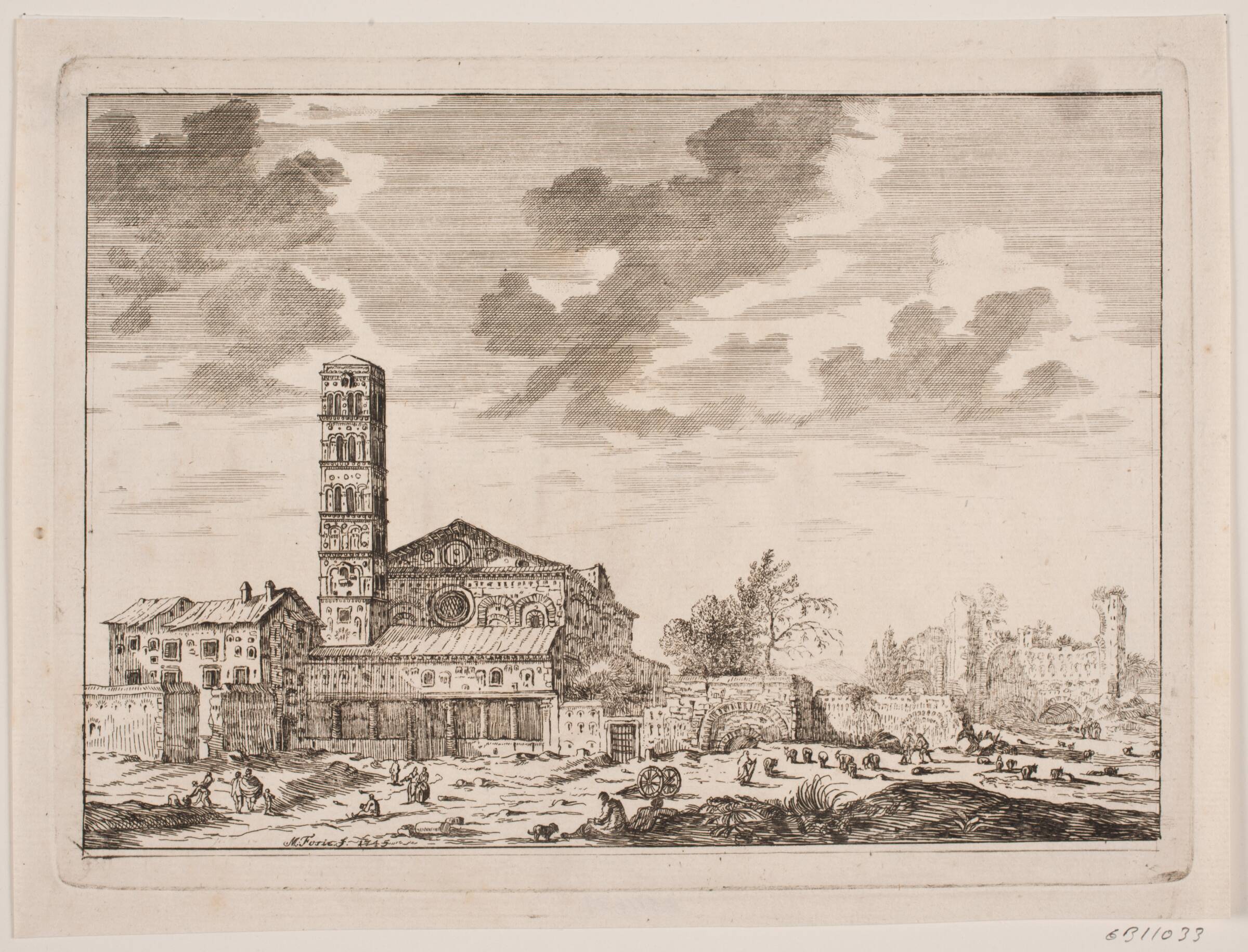 Italiensk kirke, Michael Fosie, 1745
