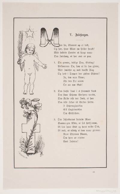 Illustration til Johan Krohn, "Peters jul"