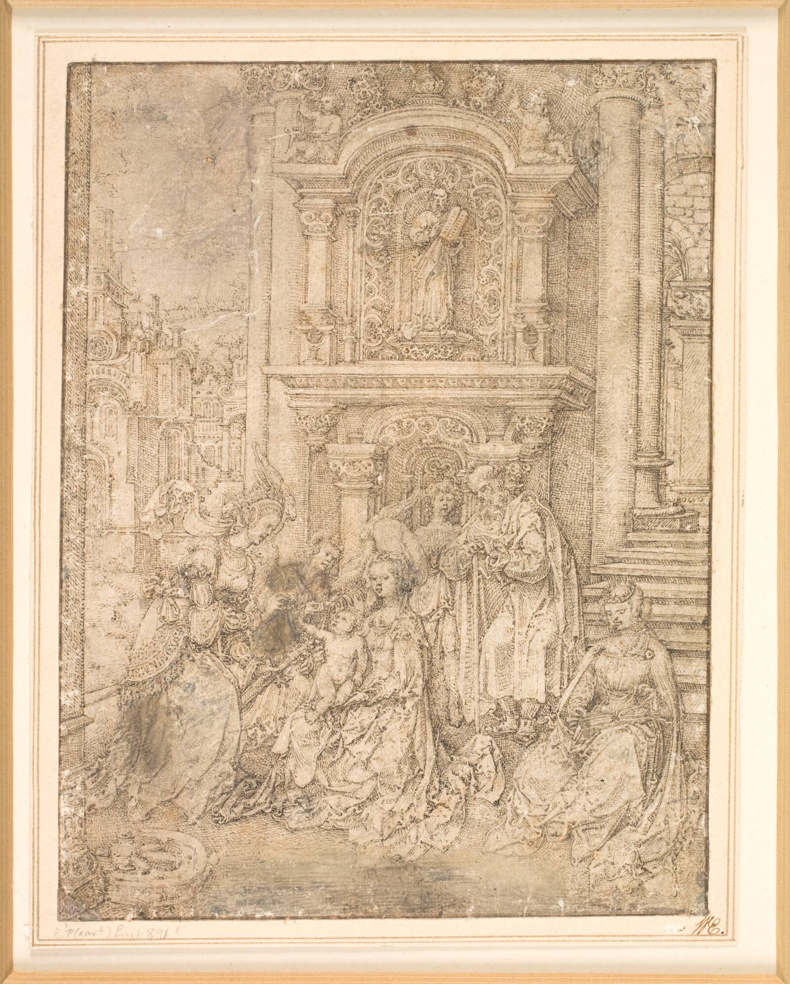 Den hellige Katarinas formæling, Jan Gossaert, 1478-1536