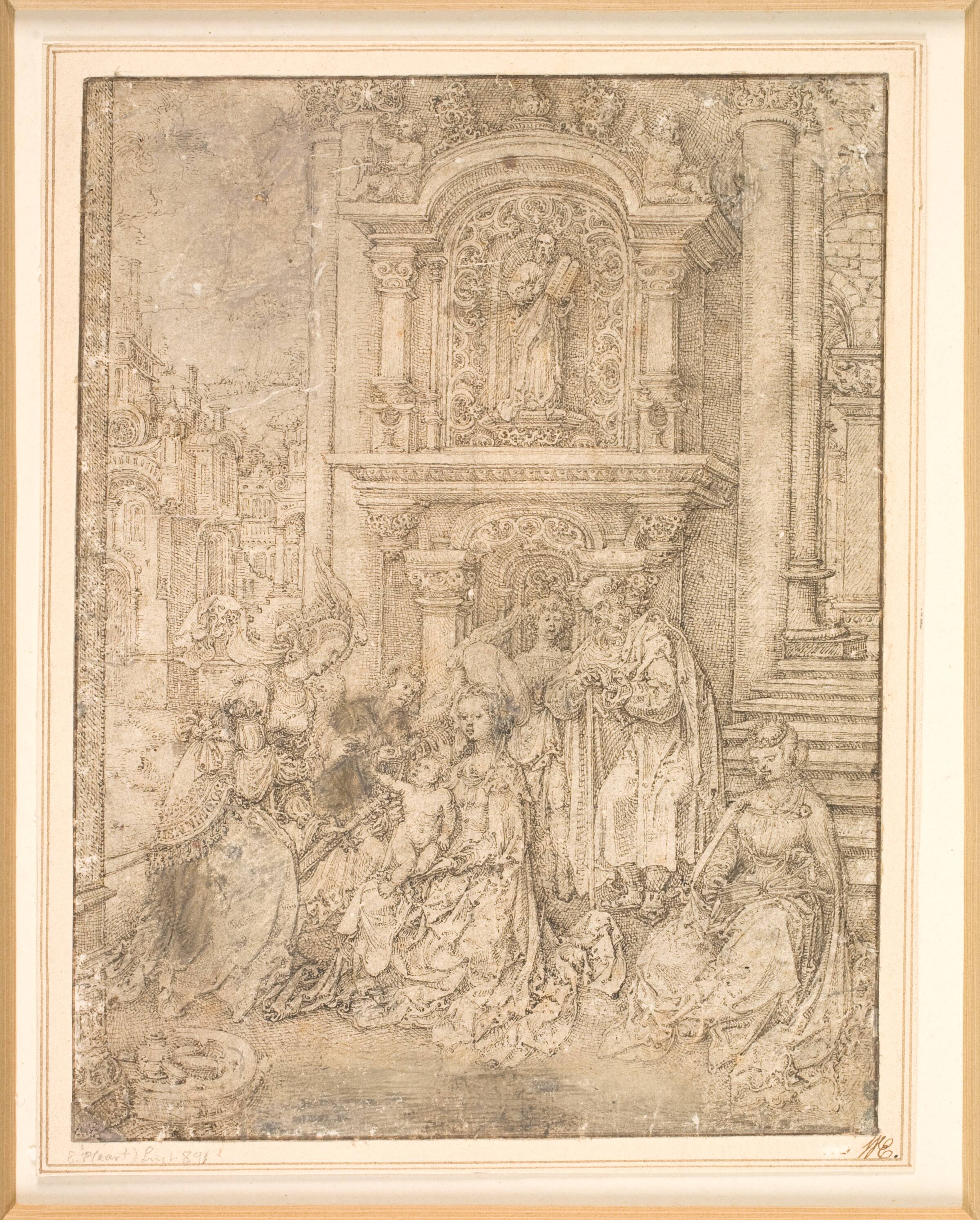 Den hellige Katarinas formæling, Jan Gossaert, 1478-1536
