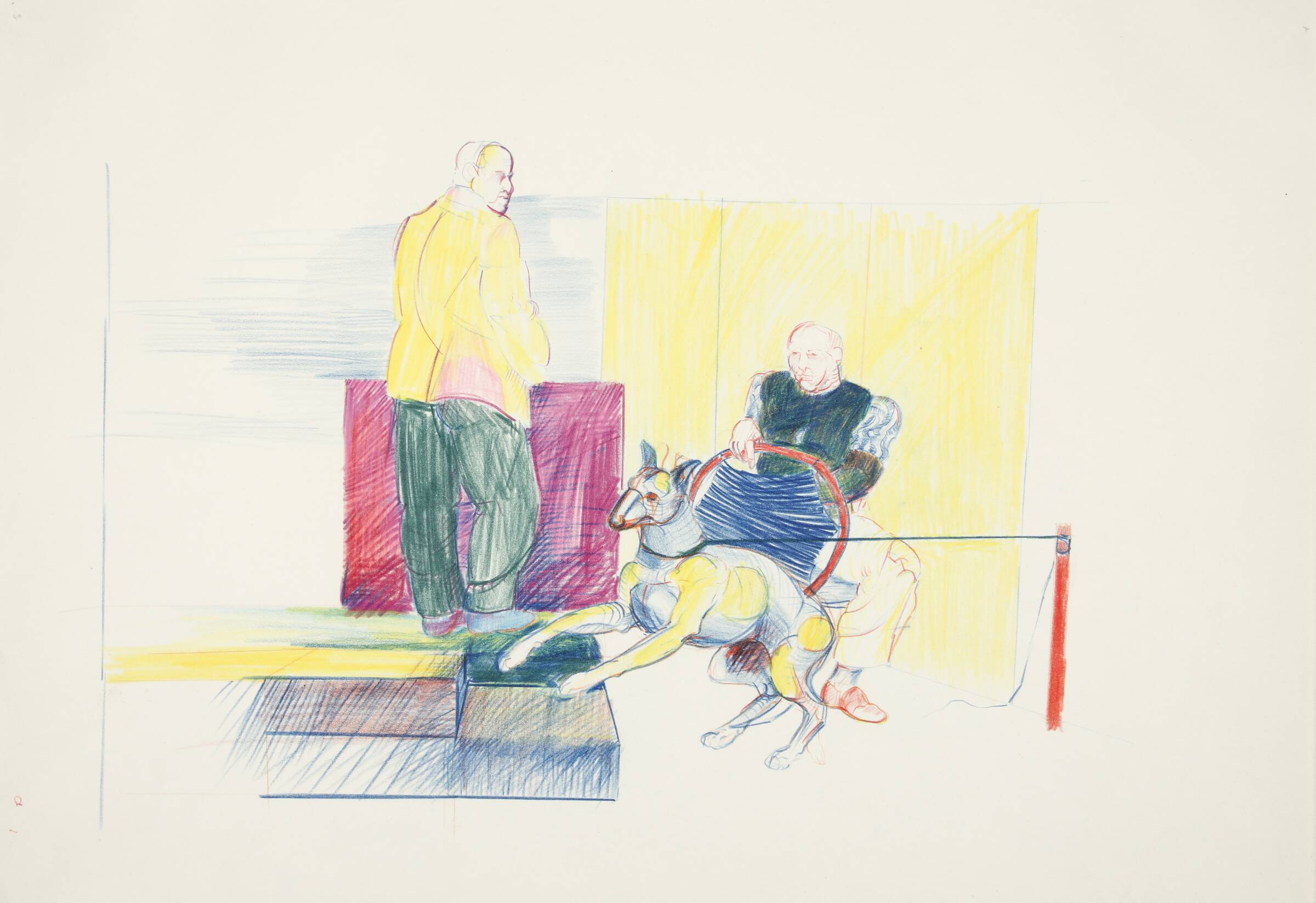 To mænd og en hund, Sys Hindsbo, 1974