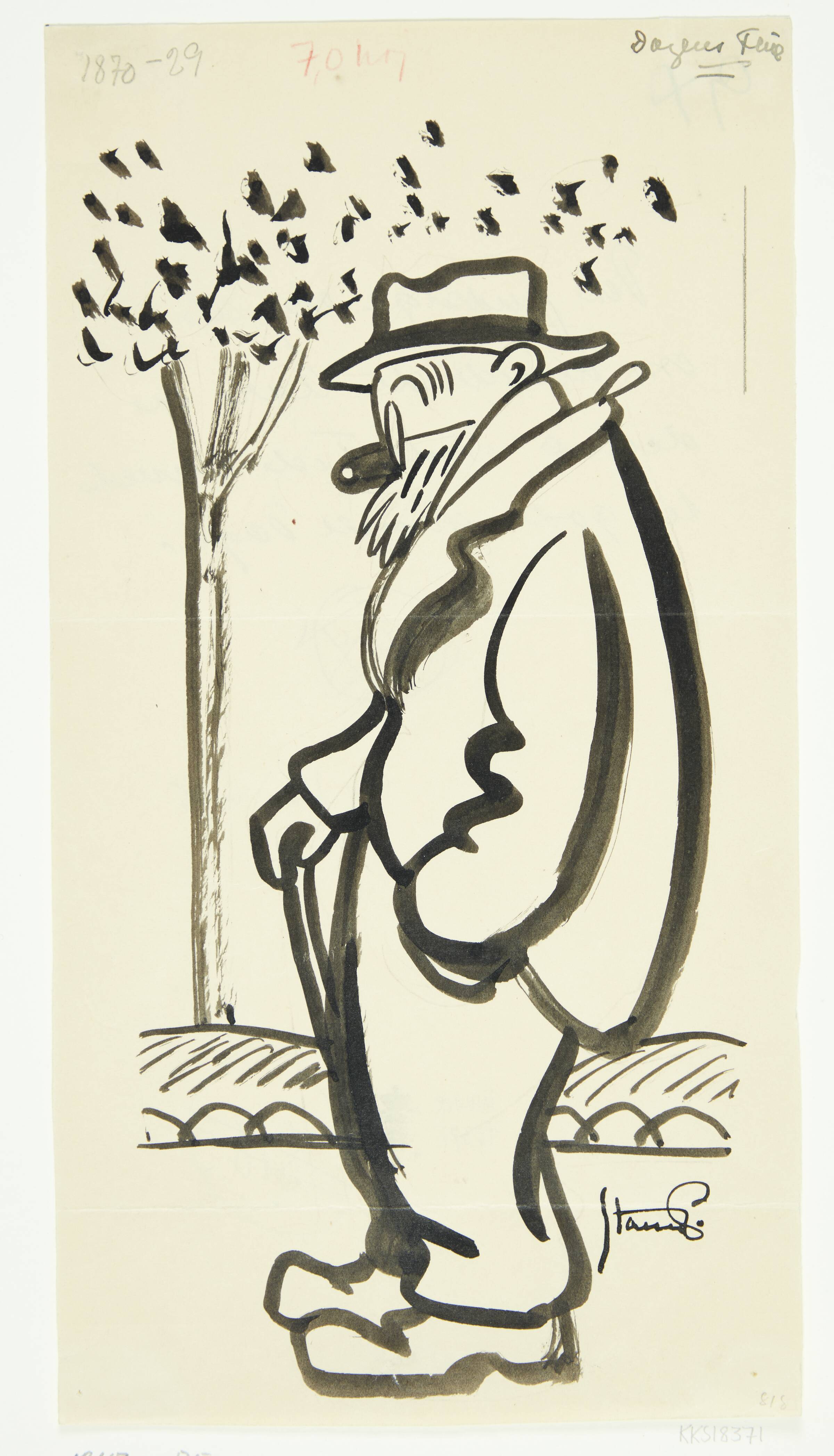 Blad til "Dagens flue", Storm Petersen, Robert, 1947