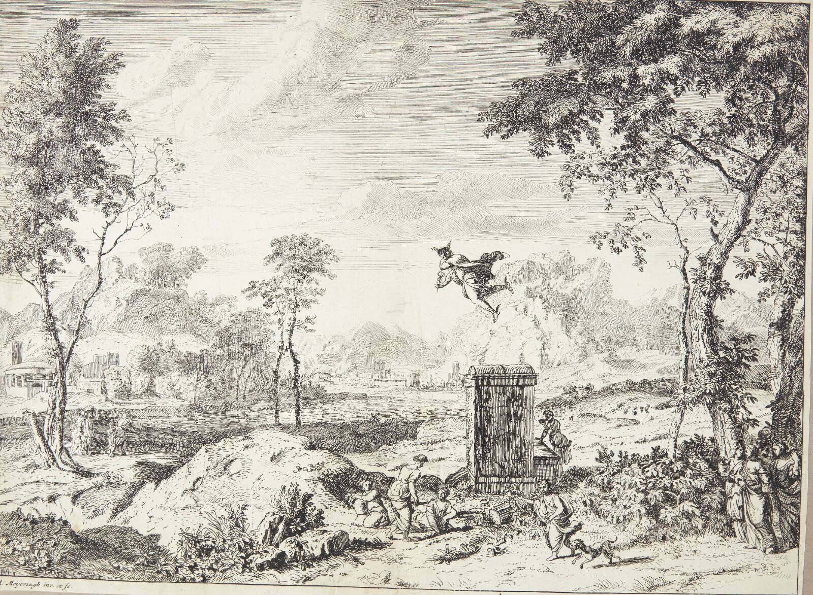 Cecrops' døtre, Albert Meyering, 1645-1714