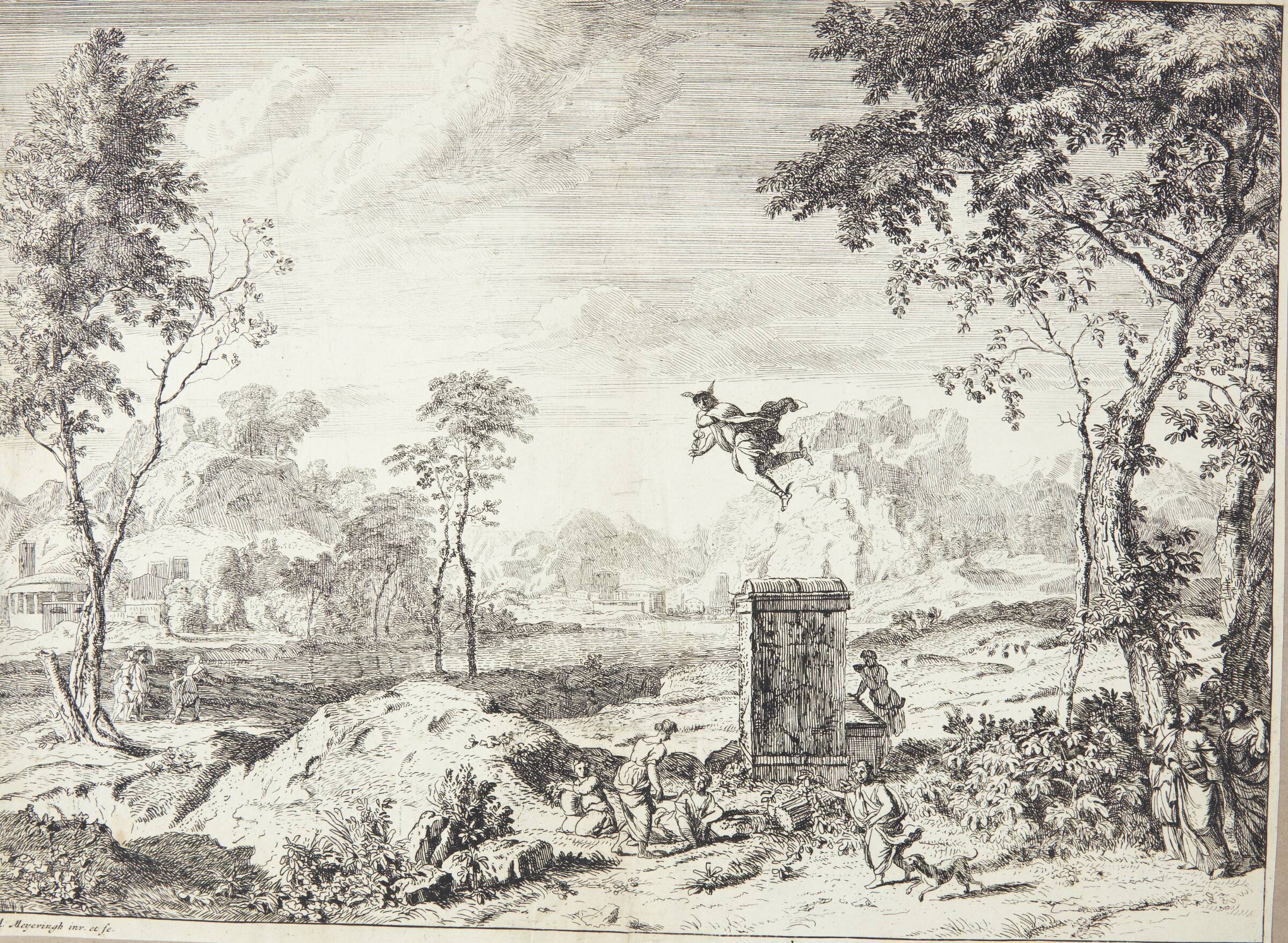 Cecrops' døtre, Albert Meyering, 1645-1714