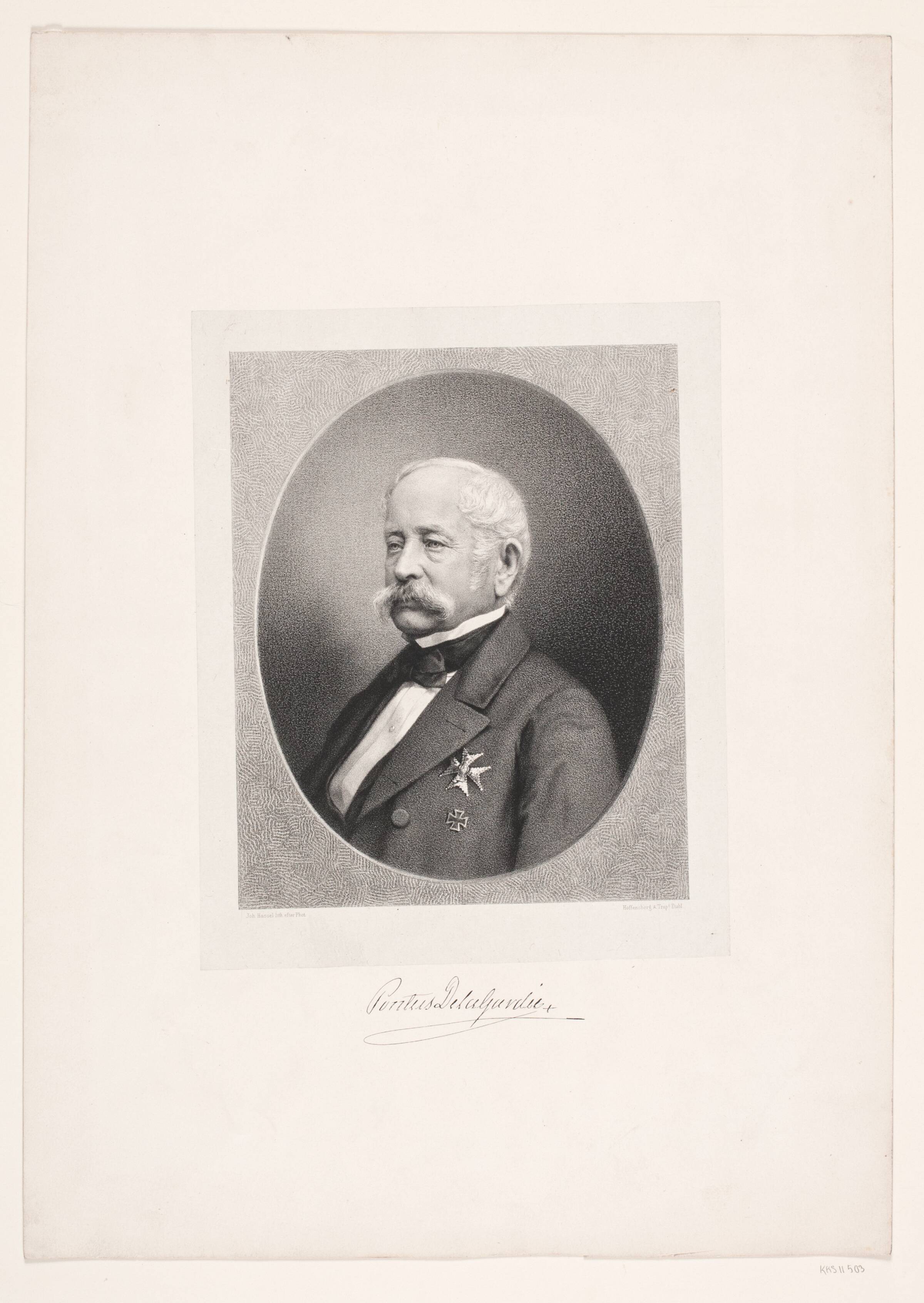 Pontus Delagardie, Johan Christian Emil Hassel, 1834-1914