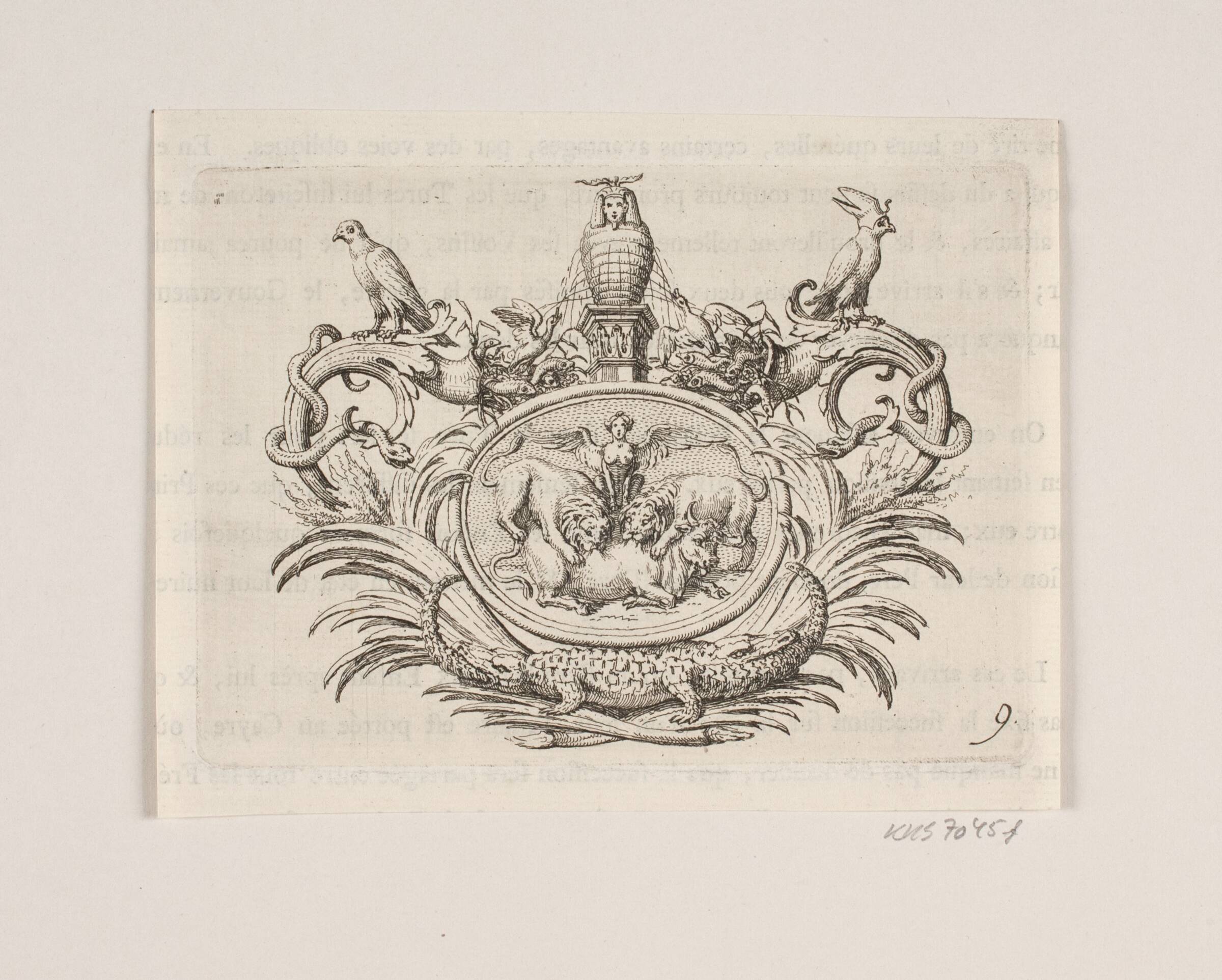 Vignet til Frederik Lodvig Norden, "Voyage d'Egypte et de Nubie", København 1755, Marcus Tuscher, 1755