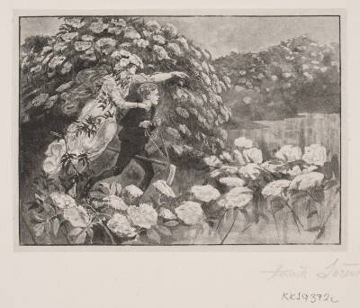 Illustration til H. C. Andersen: "Hyldemor"