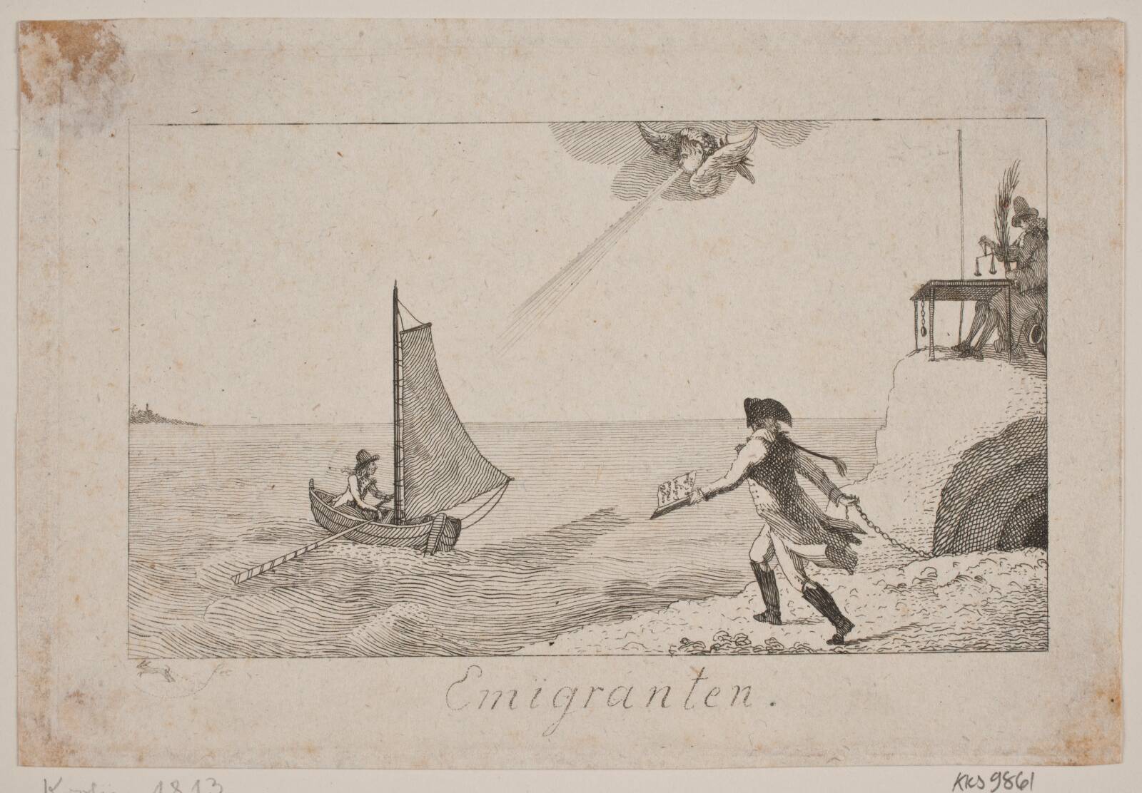 Emigranten, Gerhard Ludvig Lahde, 1797