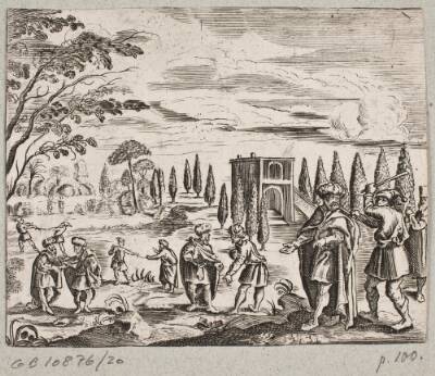 Illustration til Adam Olearius, “Persianischer Rosenthal von einem Sinnreichen Poeten Schich Saadi […]”, Schleswig 1660