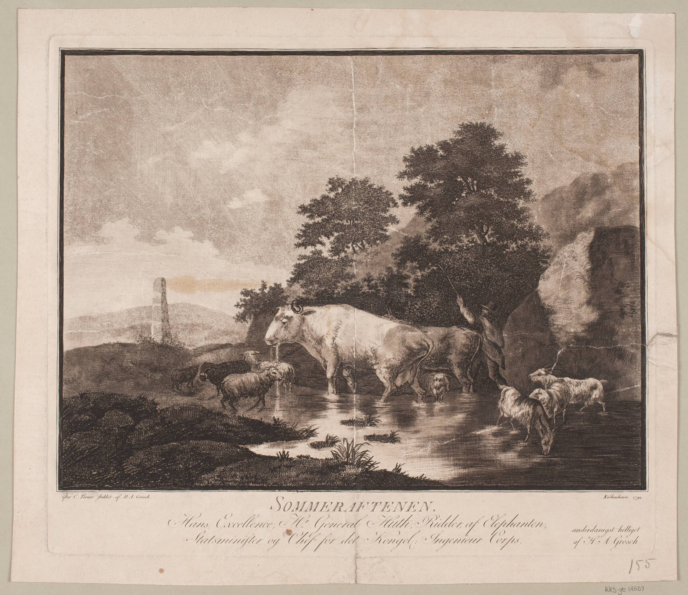 Sommeraftenen, Heinrich Grosch, 1792