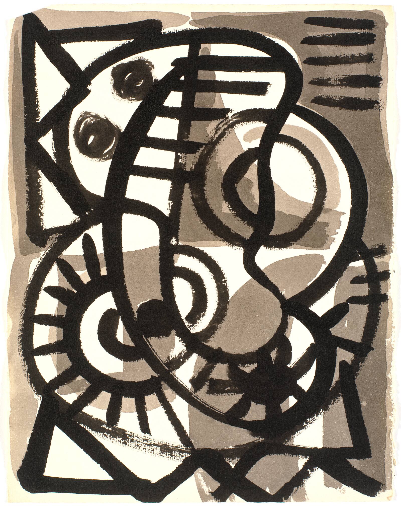 Figuration, Richard Mortensen, 1945-1948