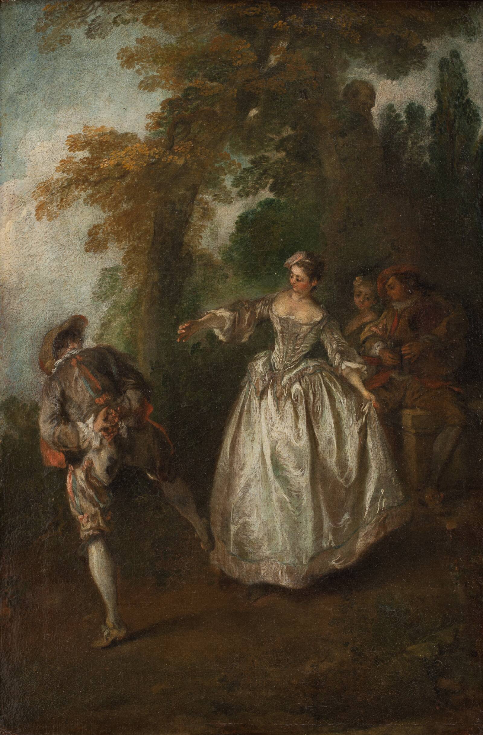Dansen i det fri, Nicolas Lancret, 1705-1743