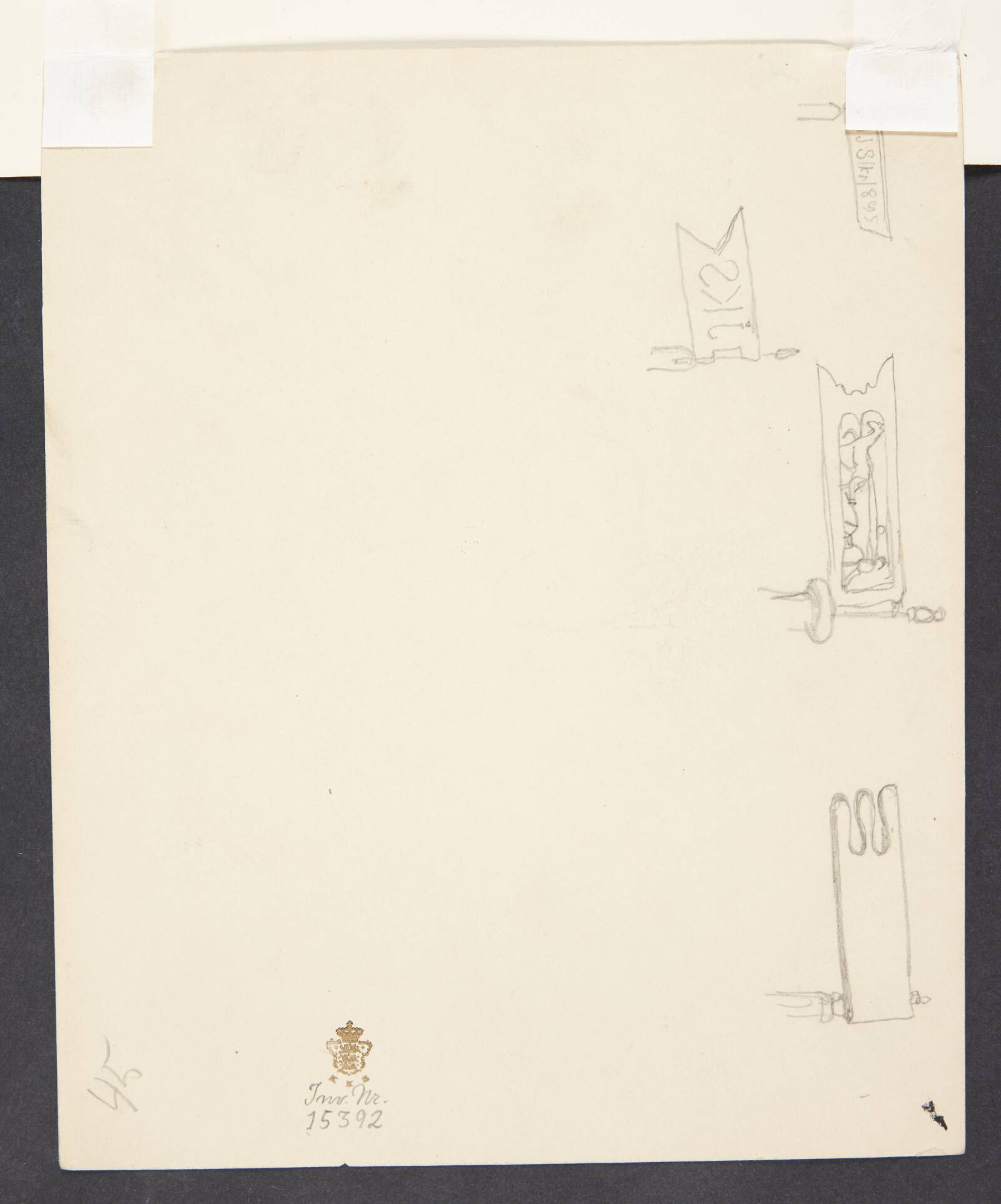 Flagstudie, Johannes Larsen, 1922
