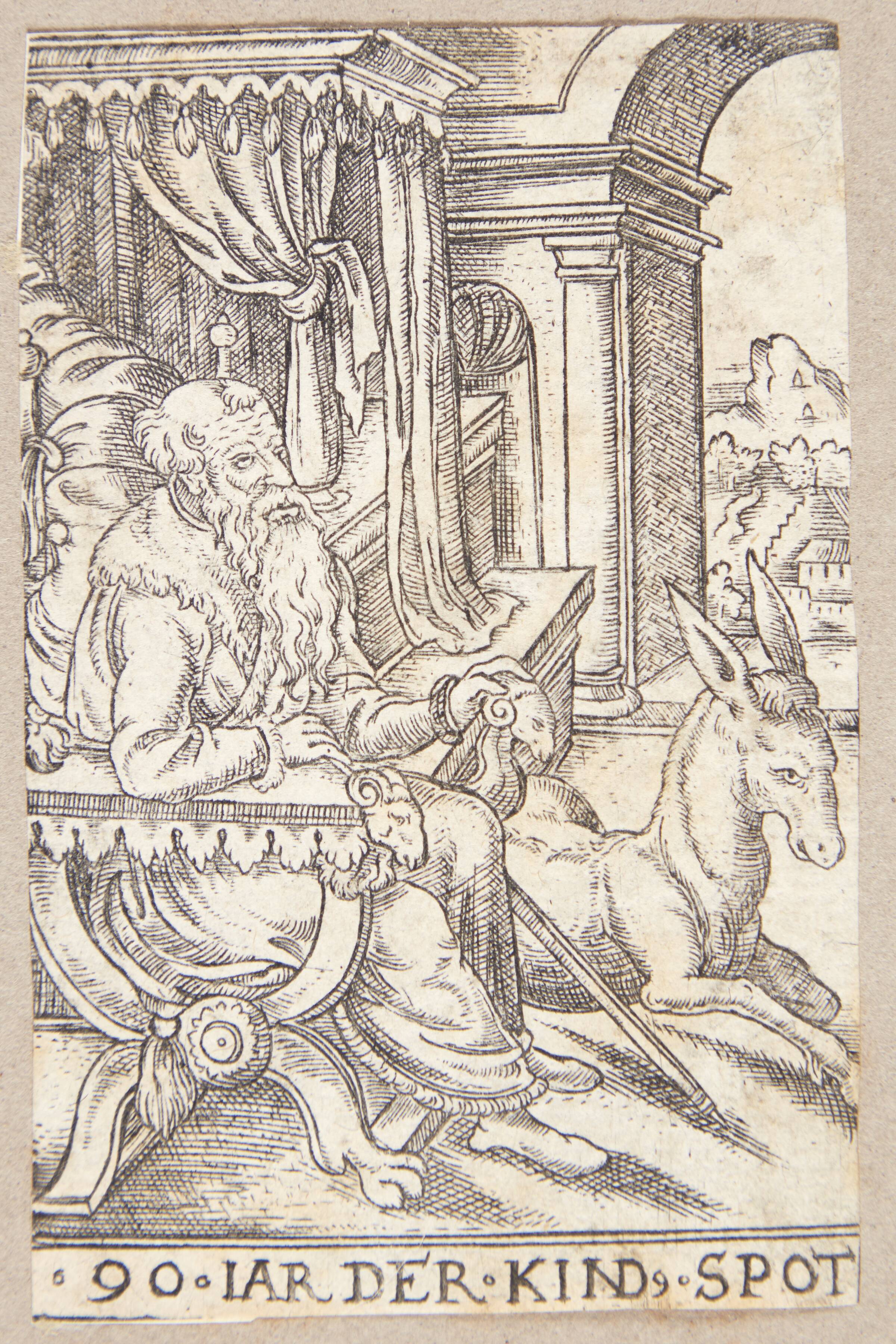 90-års alderen (Der Kind Spot), Balthasar Jenichen, 1569