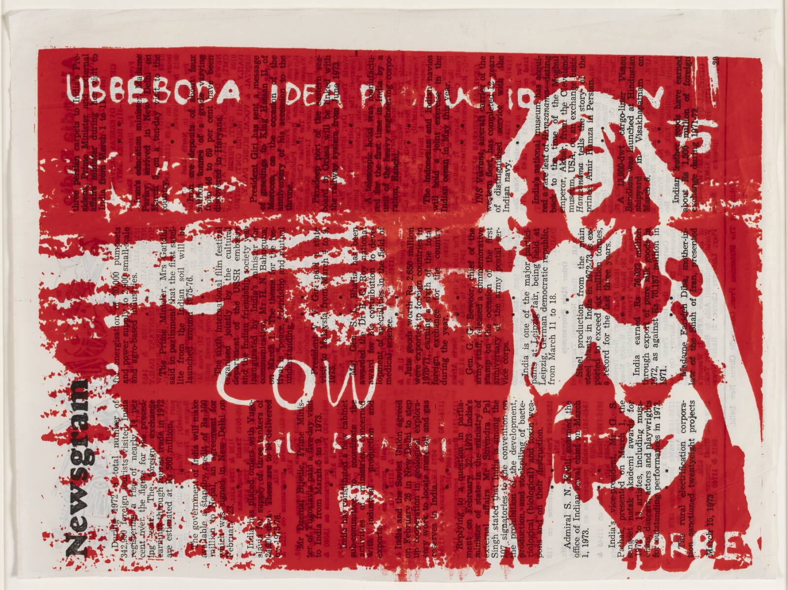 Cow Performance, Mette Aarre, 1975