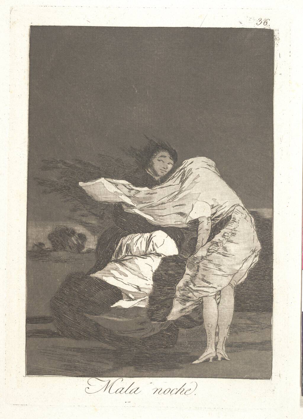 I nattens mørke, Francisco de Goya, 1797-1798