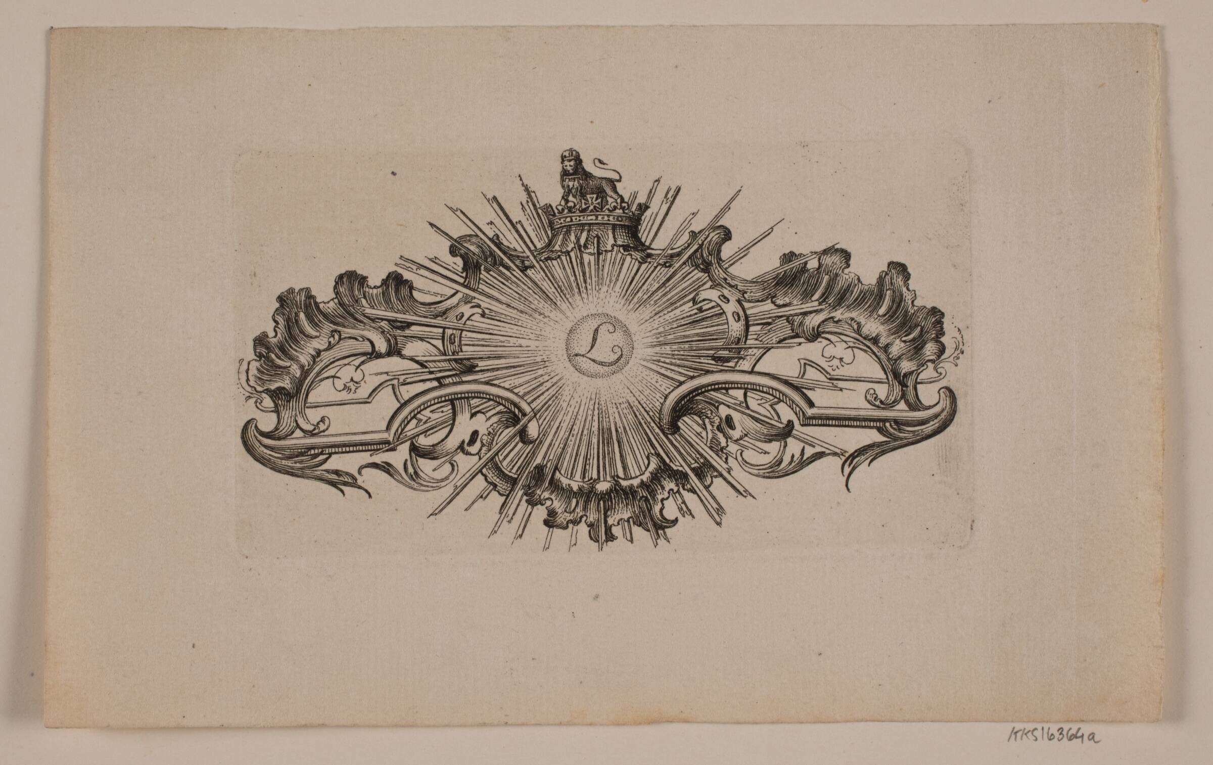 Vignet til Frederik IV's Salvingsakt, Odvardt Helmoldt de Lode, 1749