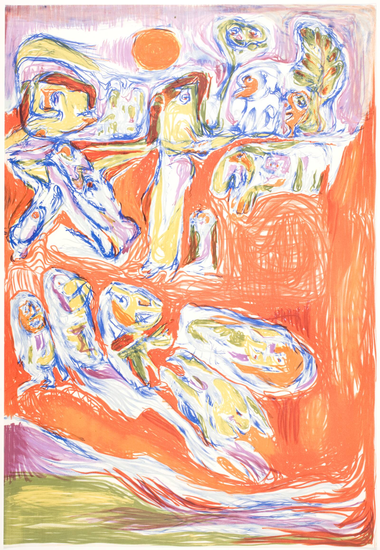 Den røde jord, Asger Jorn, 1953