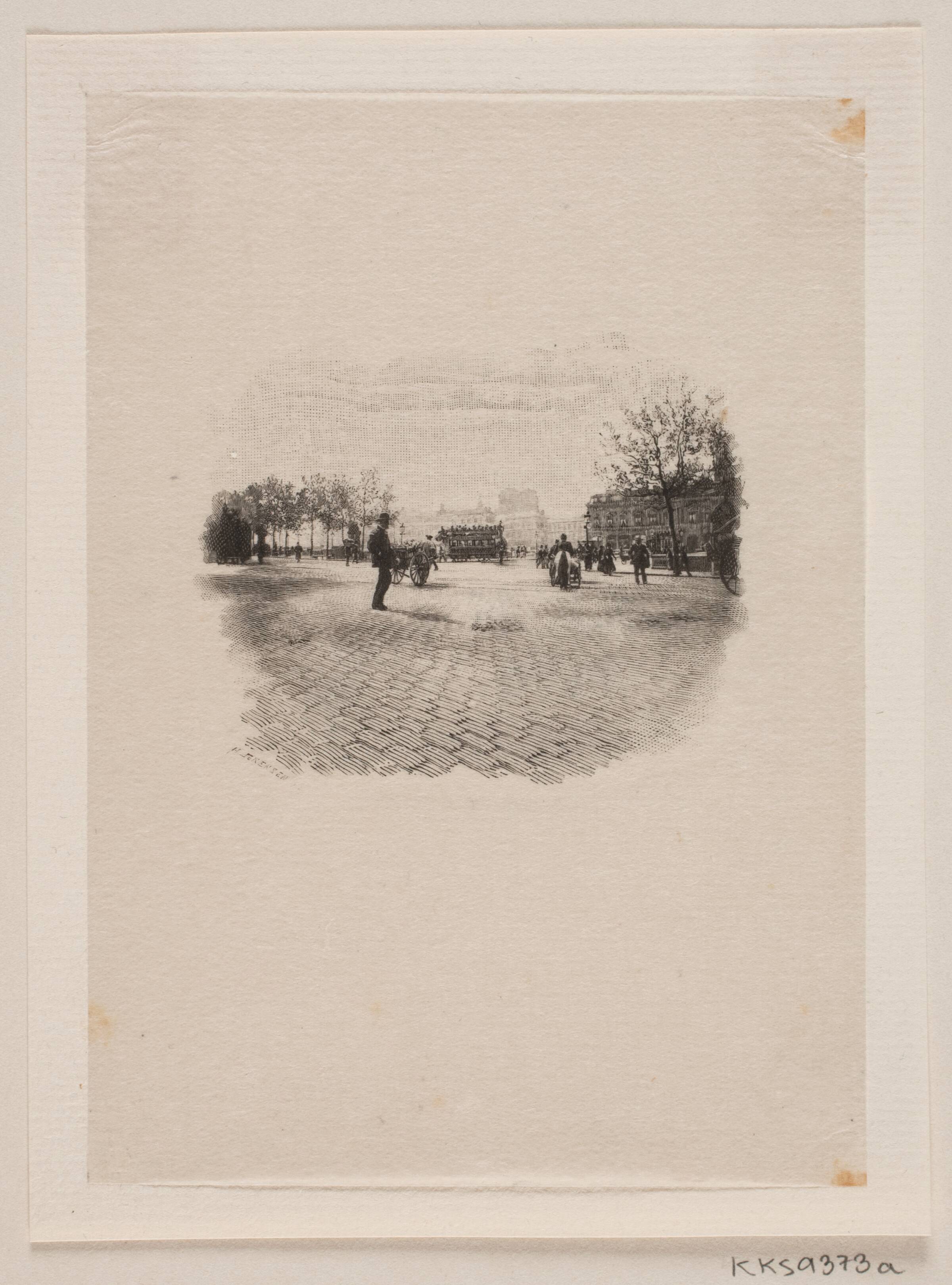 Plads i Paris, Henrik Arnold Hamilkar Sørensen, 1864-1944
