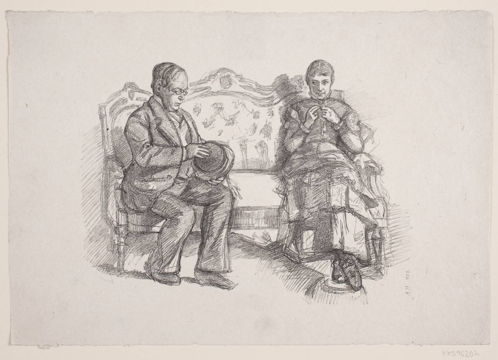 En frier, Ubekendt, 1883